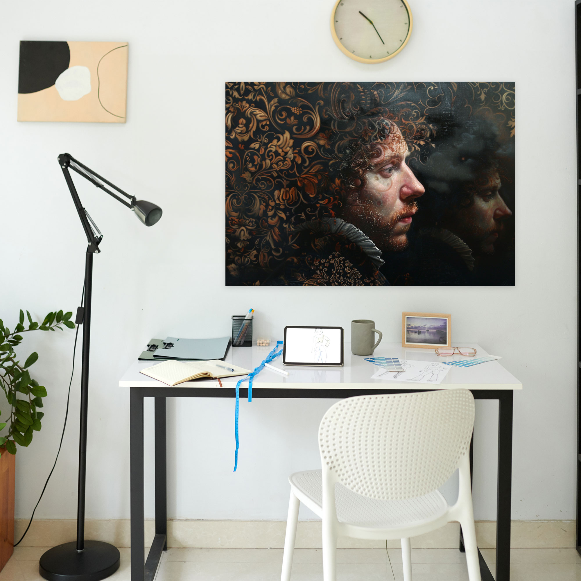 Rembrandt Self-Portrait Wall Art - Rembrandt, Canvas, Wall Art, Rembrandt
