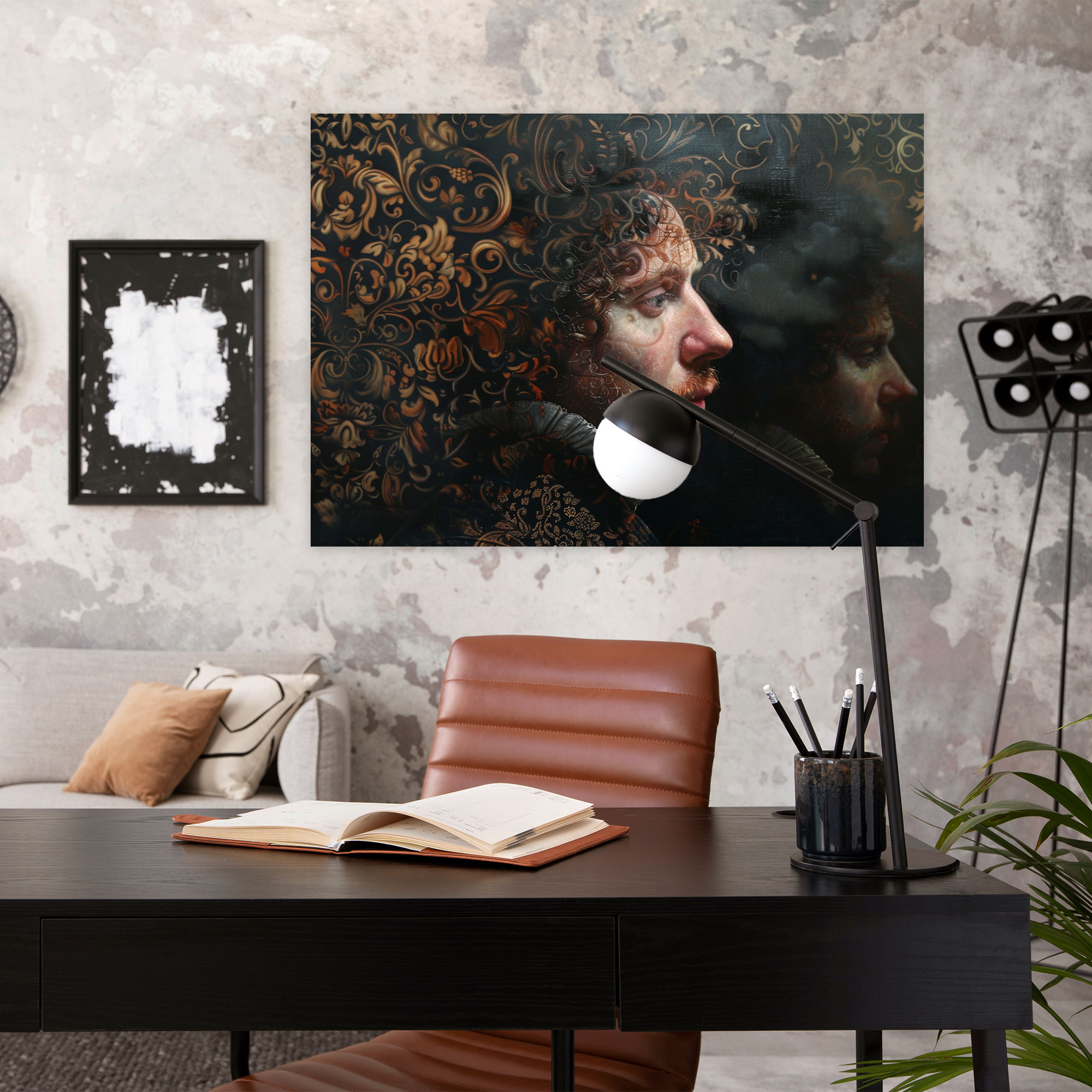 Rembrandt Self-Portrait Wall Art - Rembrandt, Canvas, Wall Art, Rembrandt