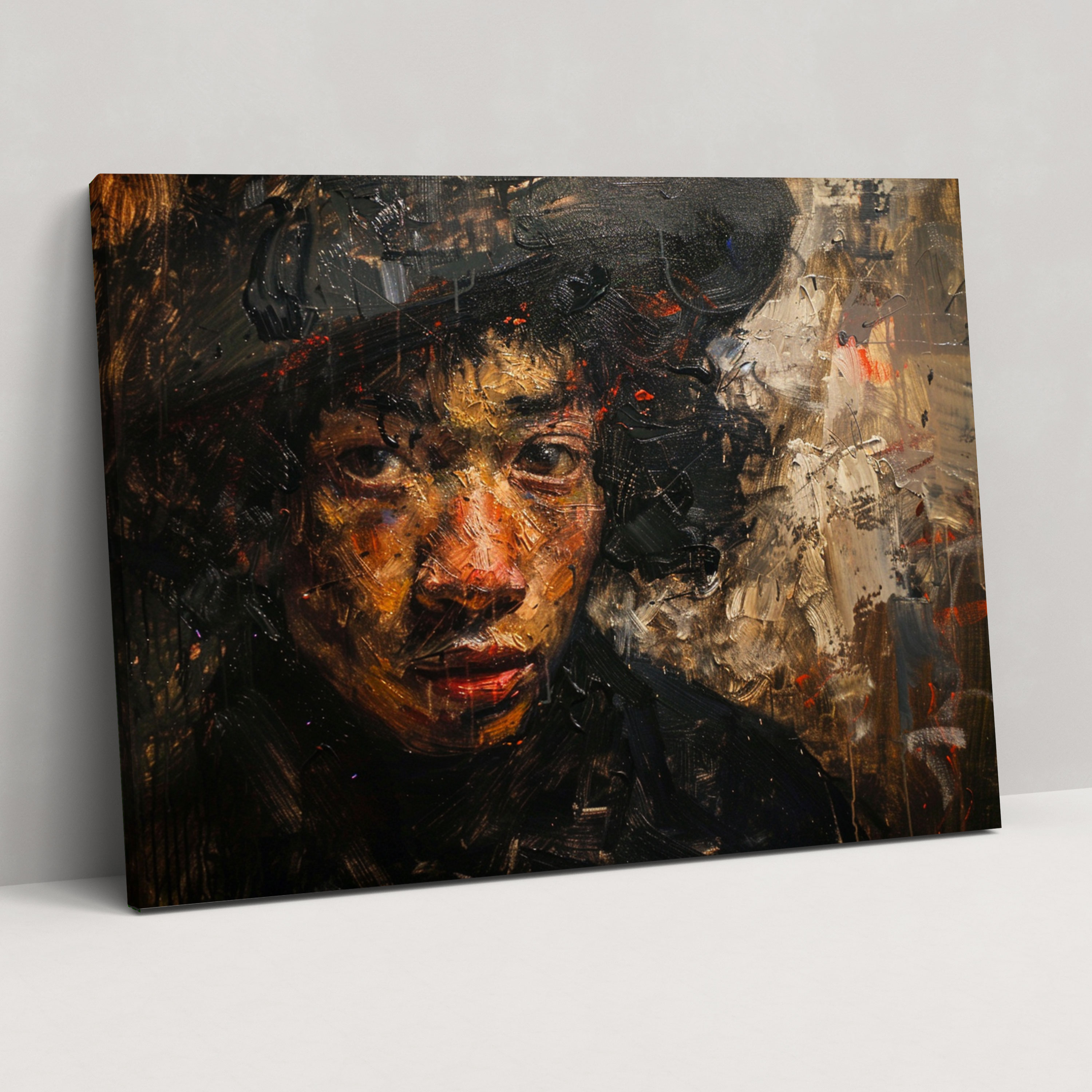 Rembrandt Tablosu Kanvas Baskı - Duvar Dekorasyonu