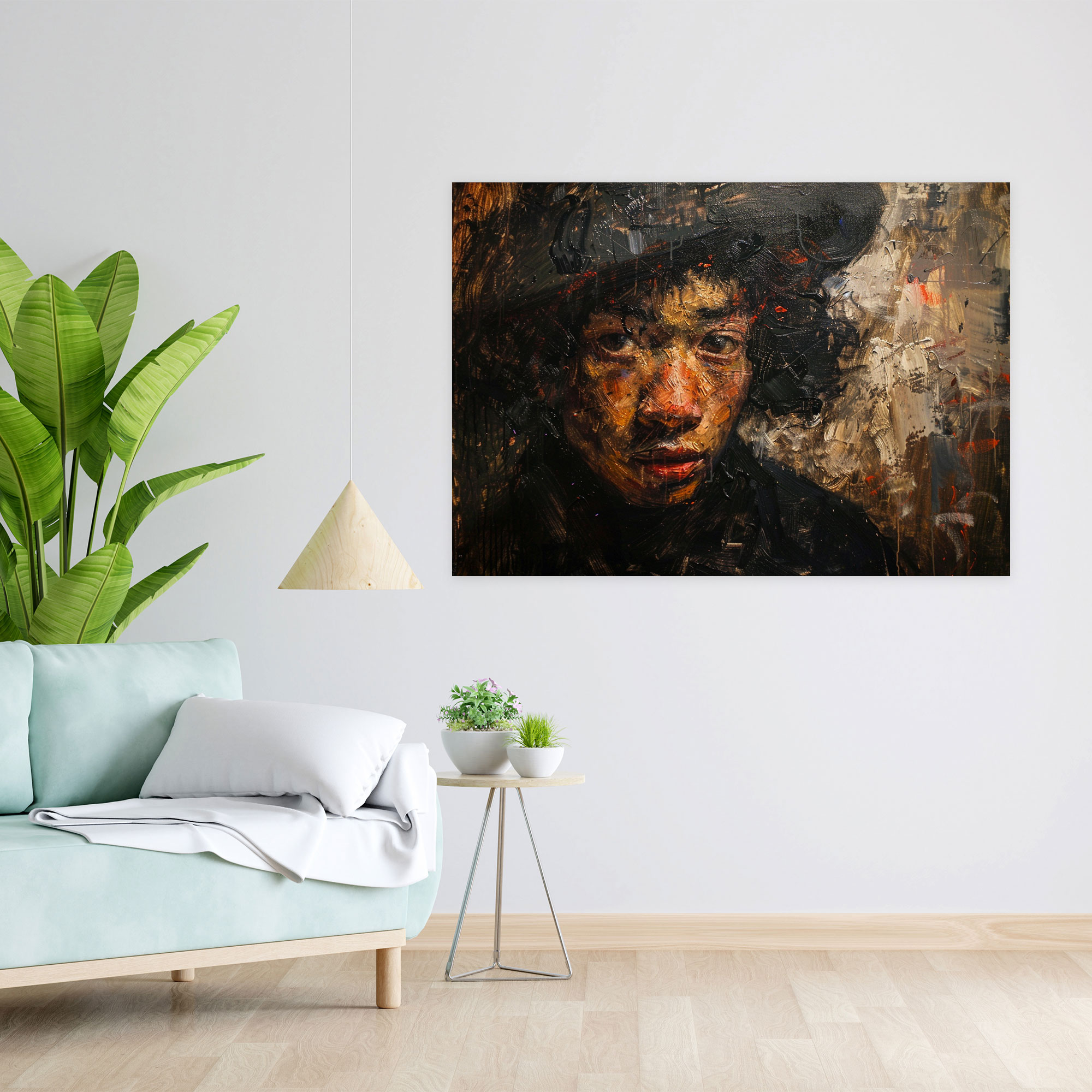 Rembrandt Tablosu Kanvas Baskı - Duvar Dekorasyonu