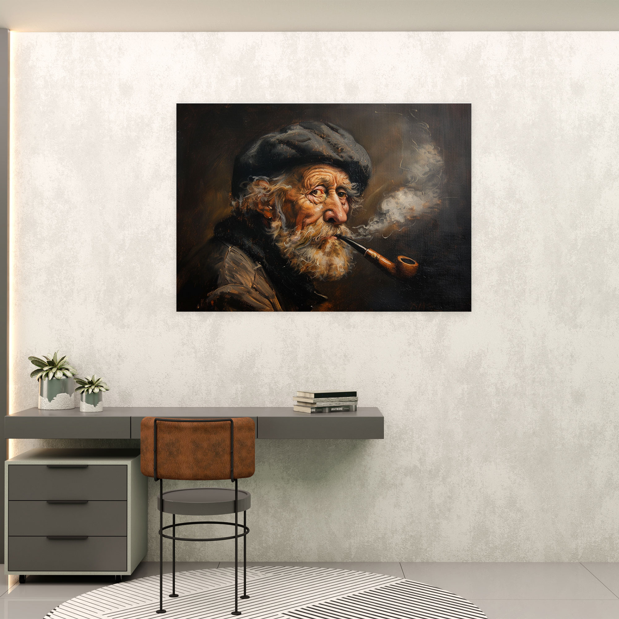 Rembrandt Portrait Canvas Print - Rembrandt, Canvas Wall Art, Canvas, Home Decoration