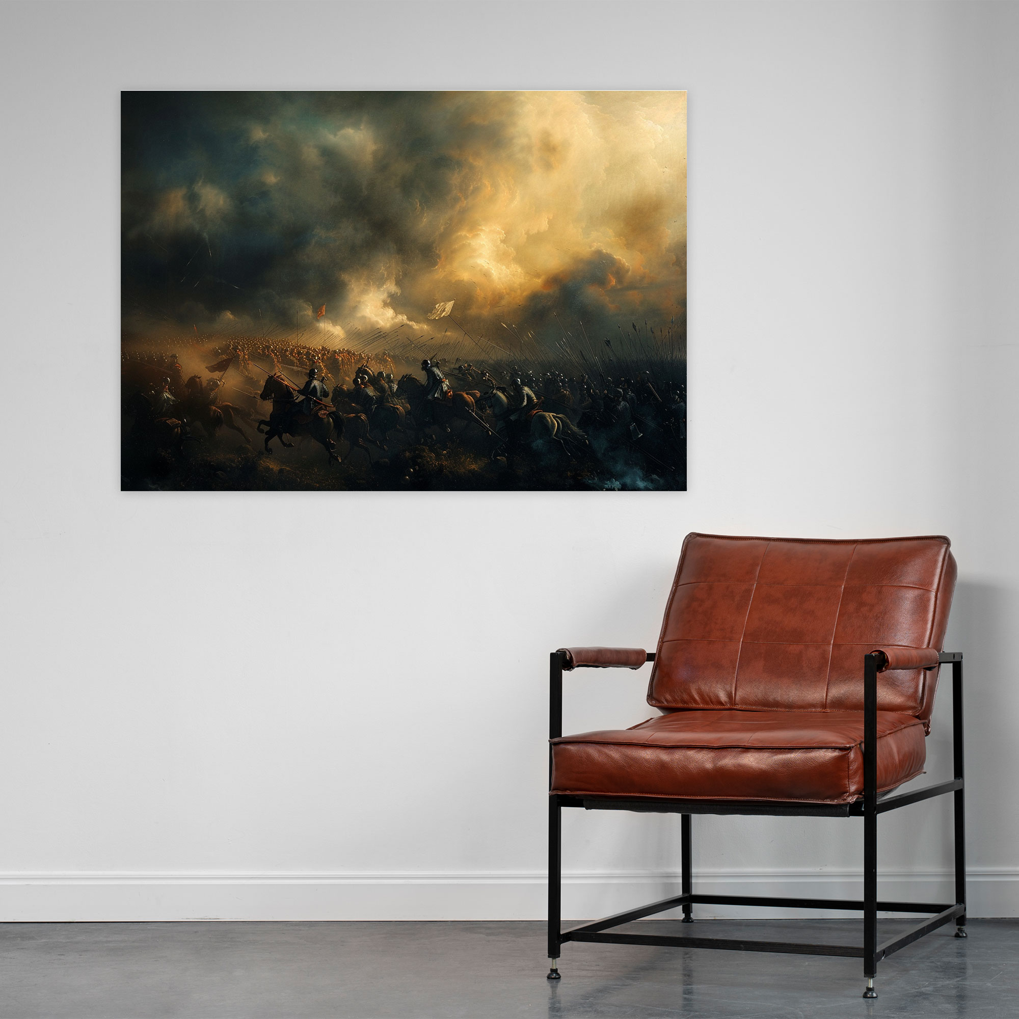 Rembrandt Battle Scene Canvas Print - Rembrandt, Home Decoration, Wall Art, Wall Decoration