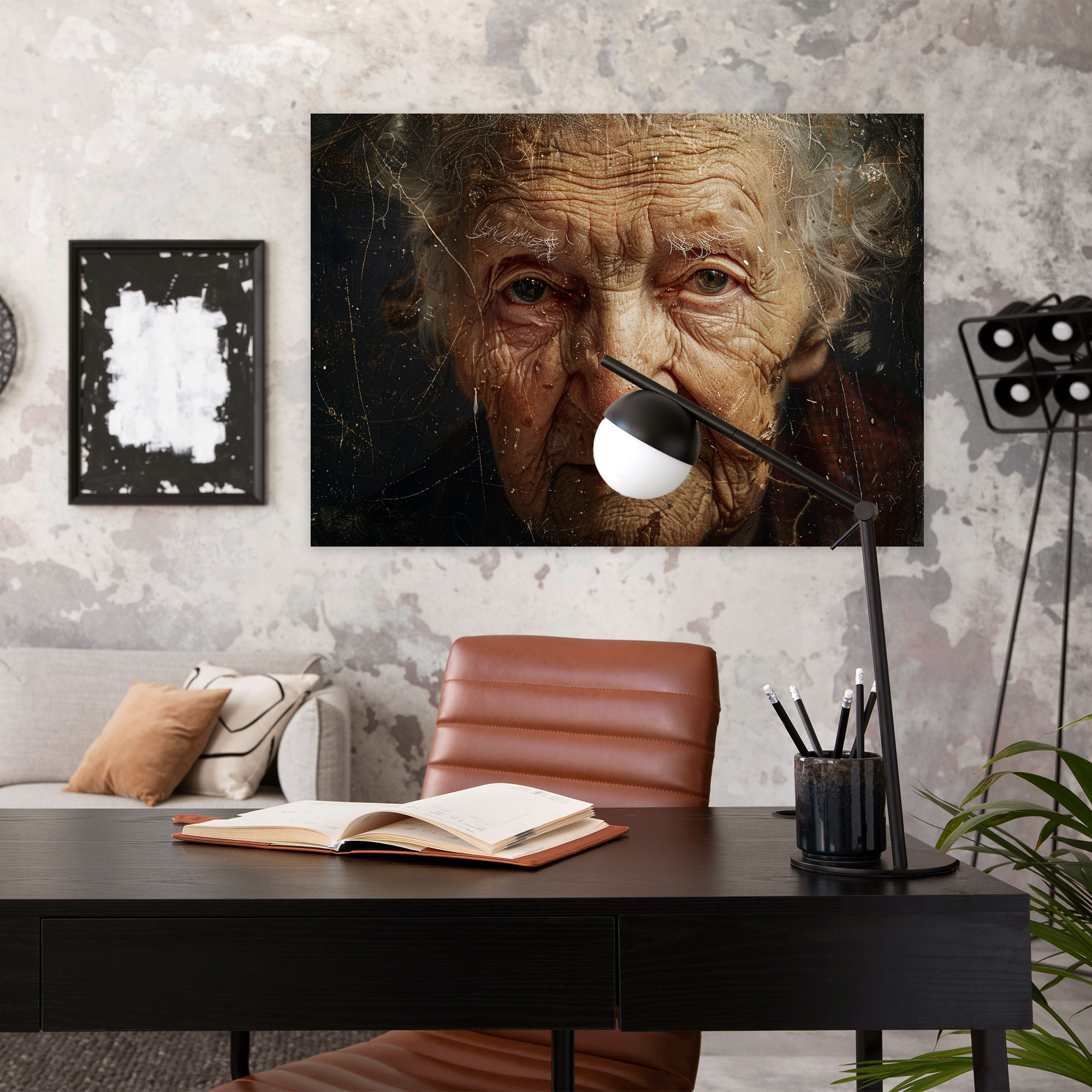 Rembrandt Wise Eyes Canvas Print - Rembrandt, Home Decoration, Rembrandt, Canvas