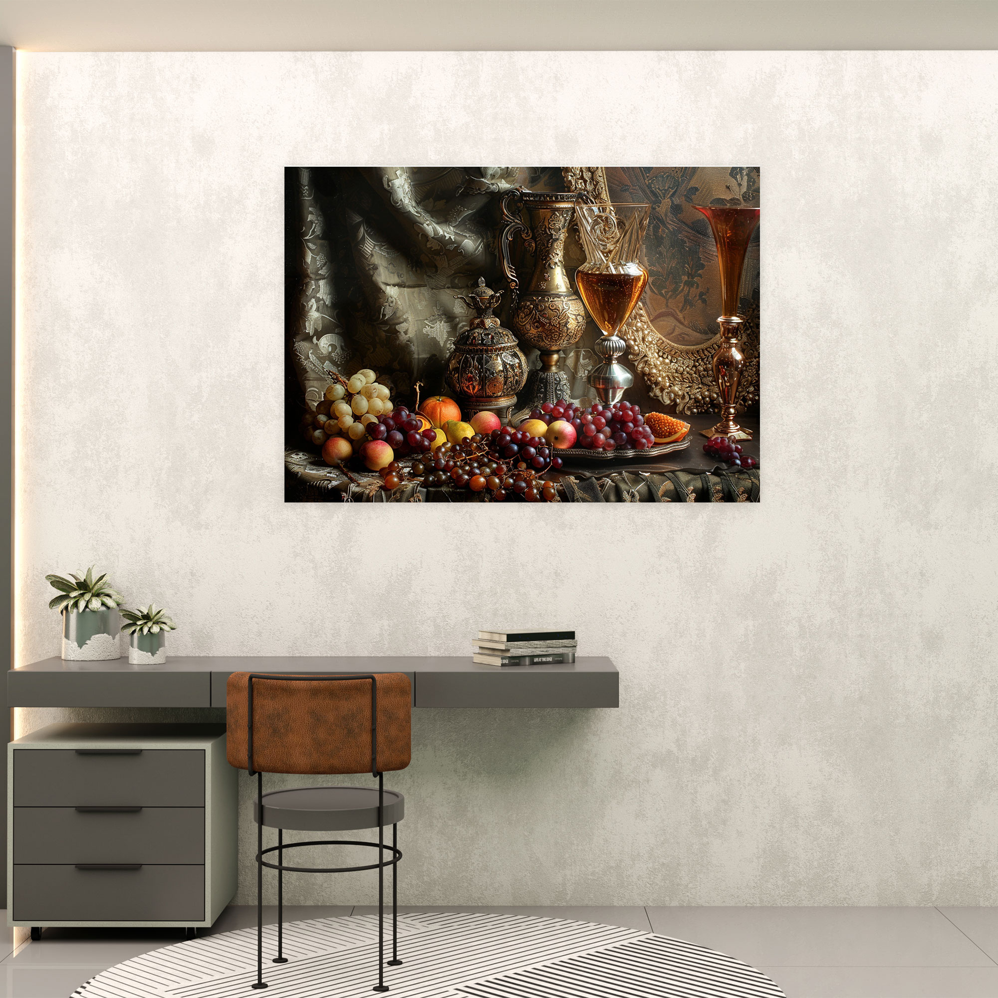 Rembrandt Elegant Still Life Canvas Print - Rembrandt, Home Decoration, Wall Decoration, Canvas Wall Art