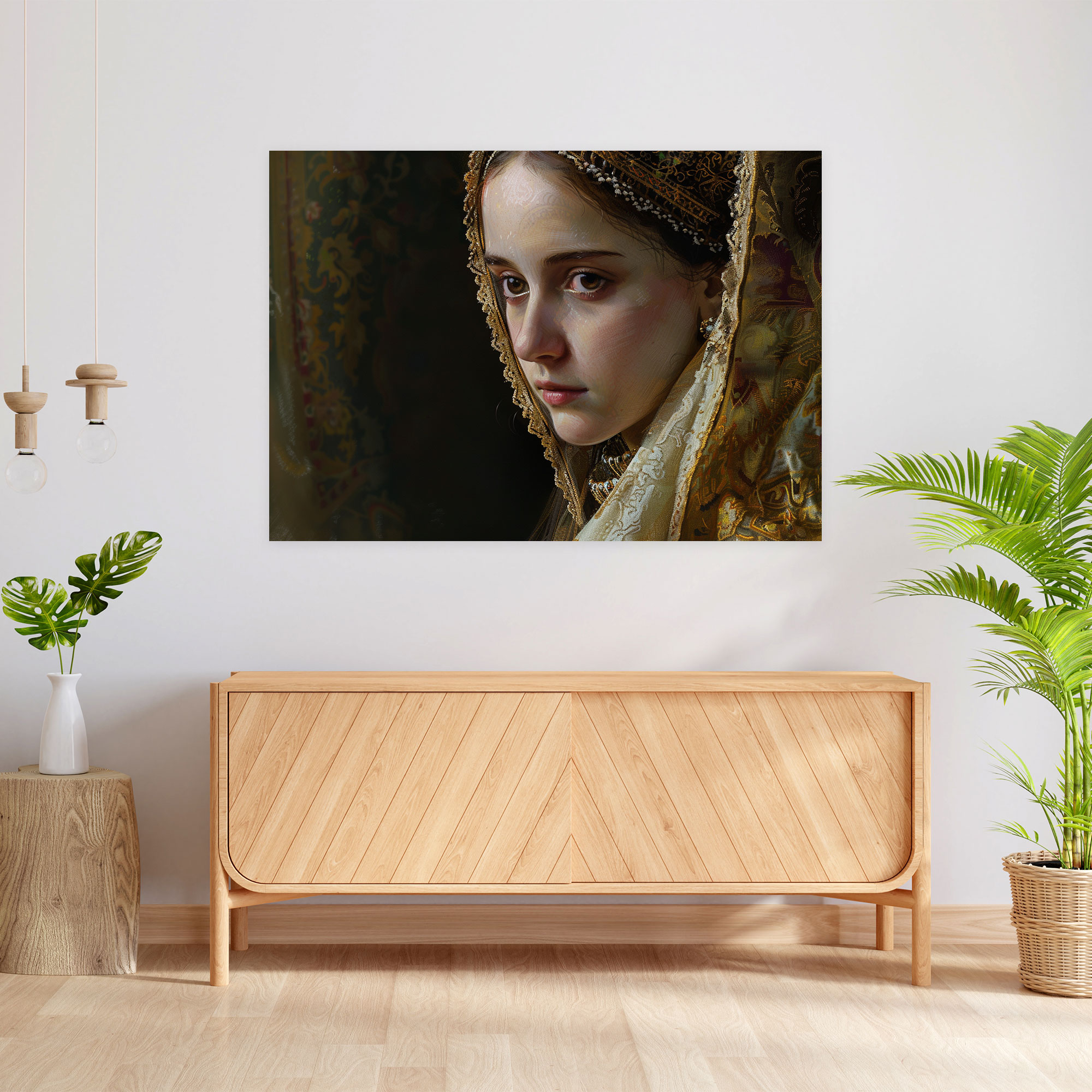 Rembrandt Traditional Portrait Canvas Print - Rembrandt, Rembrandt, Home Decoration, Wall Decoration