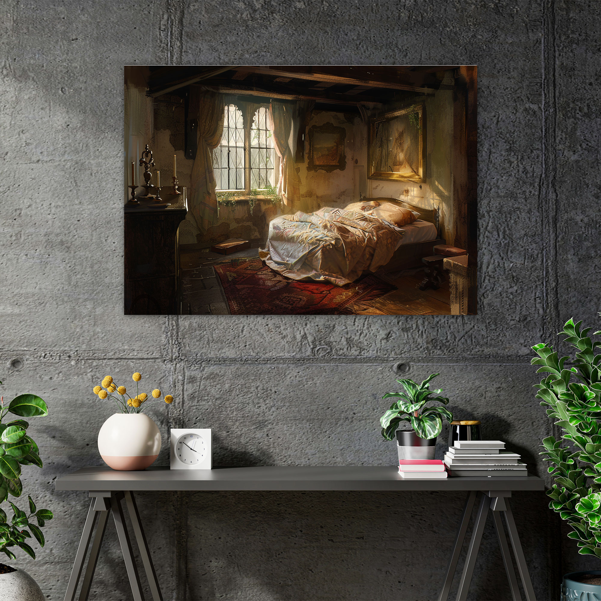 Rembrandt İç Mekan Kanvas Tablo - Duvar Dekorasyonu Sanat Eseri
