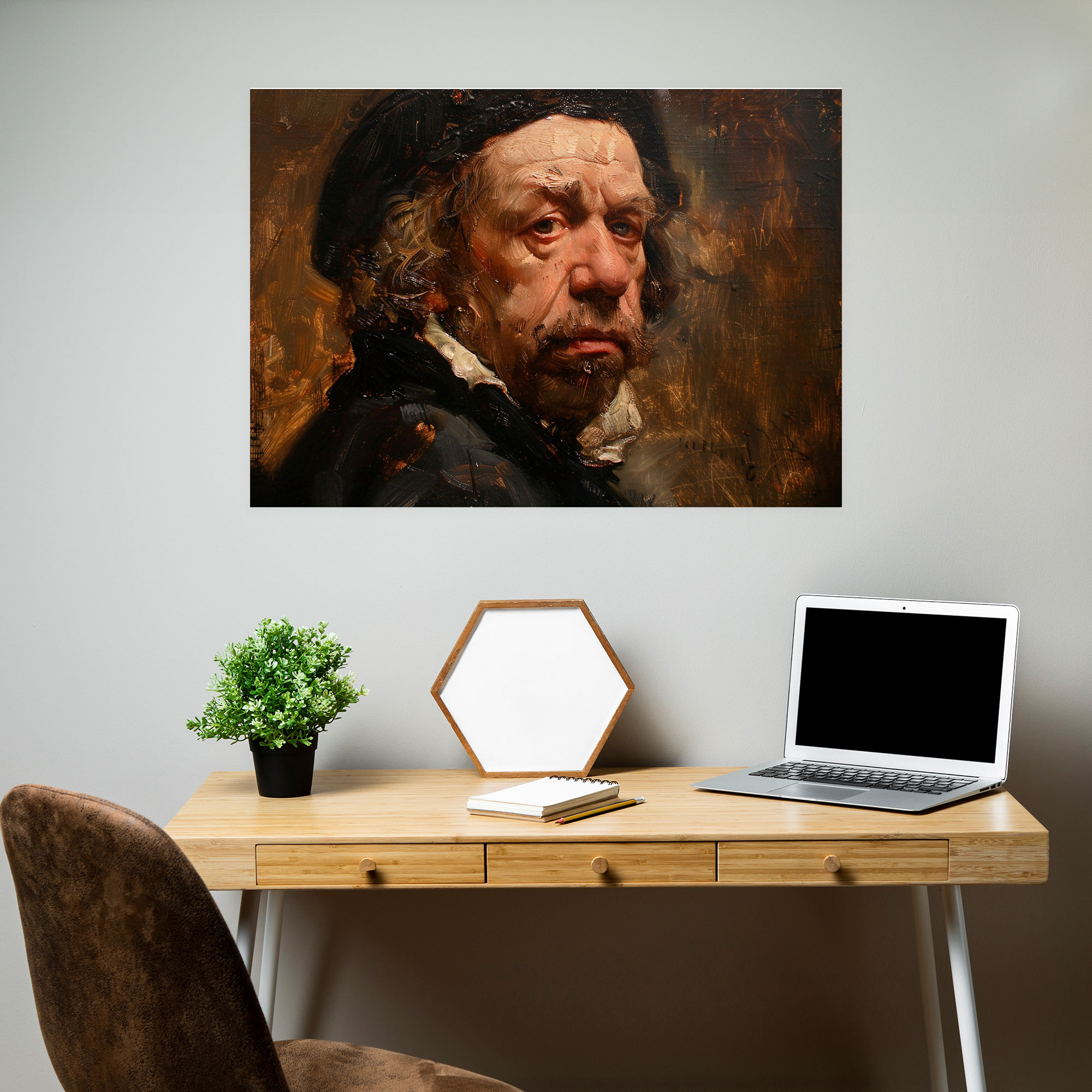 Rembrandt Portrait Of A Man Wall Art - Rembrandt, Canvas Wall Art, Rembrandt, Wall Art