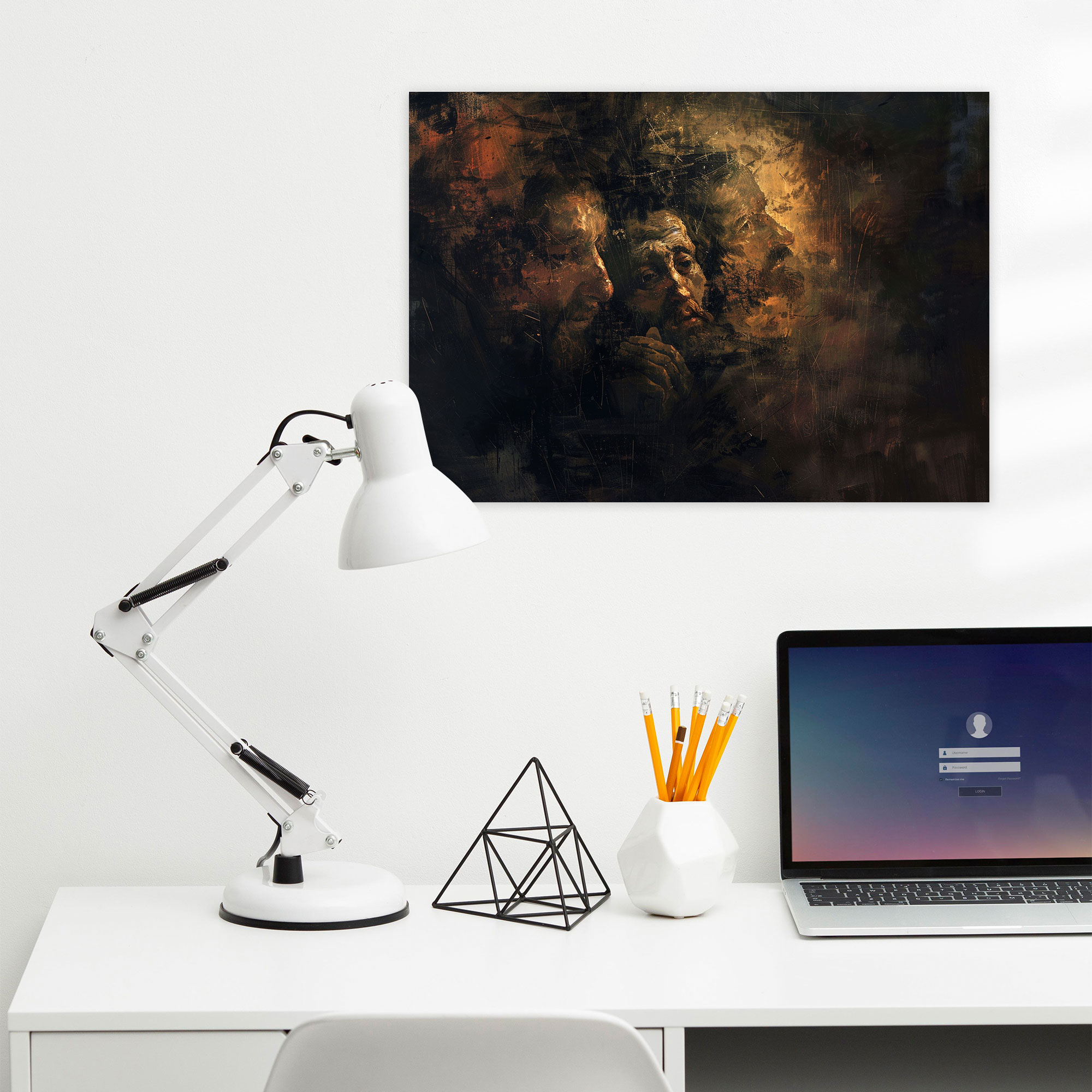Rembrandt Chiaroscuro Technique Canvas Print - Rembrandt, Canvas Wall Art, Canvas, Wall Art
