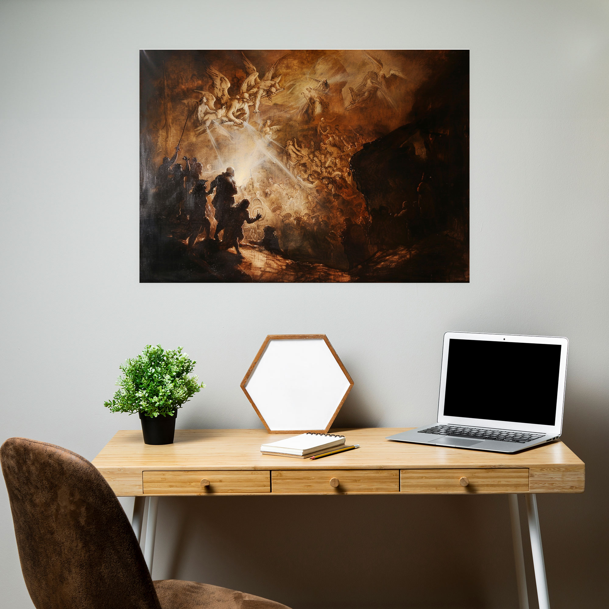Rembrandt Mythological Scene Canvas Print - Rembrandt, Rembrandt, Wall Art, Canvas