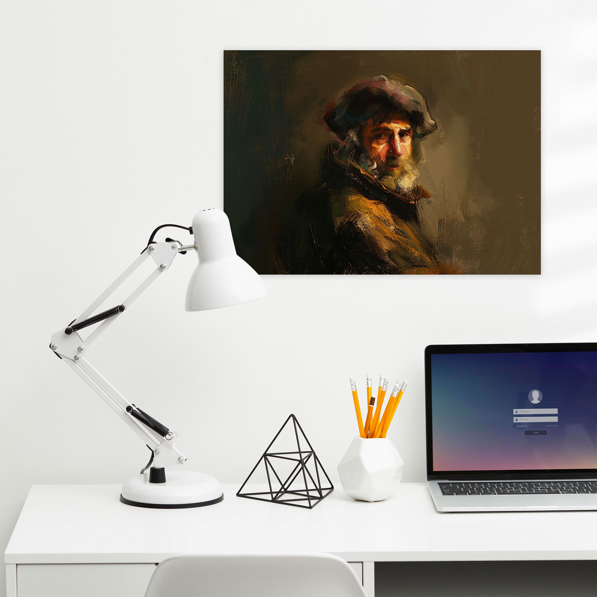 Rembrandt Özçekim Kanvas Tablo - Duvar Dekorasyonu ve Kanvas Sanat
