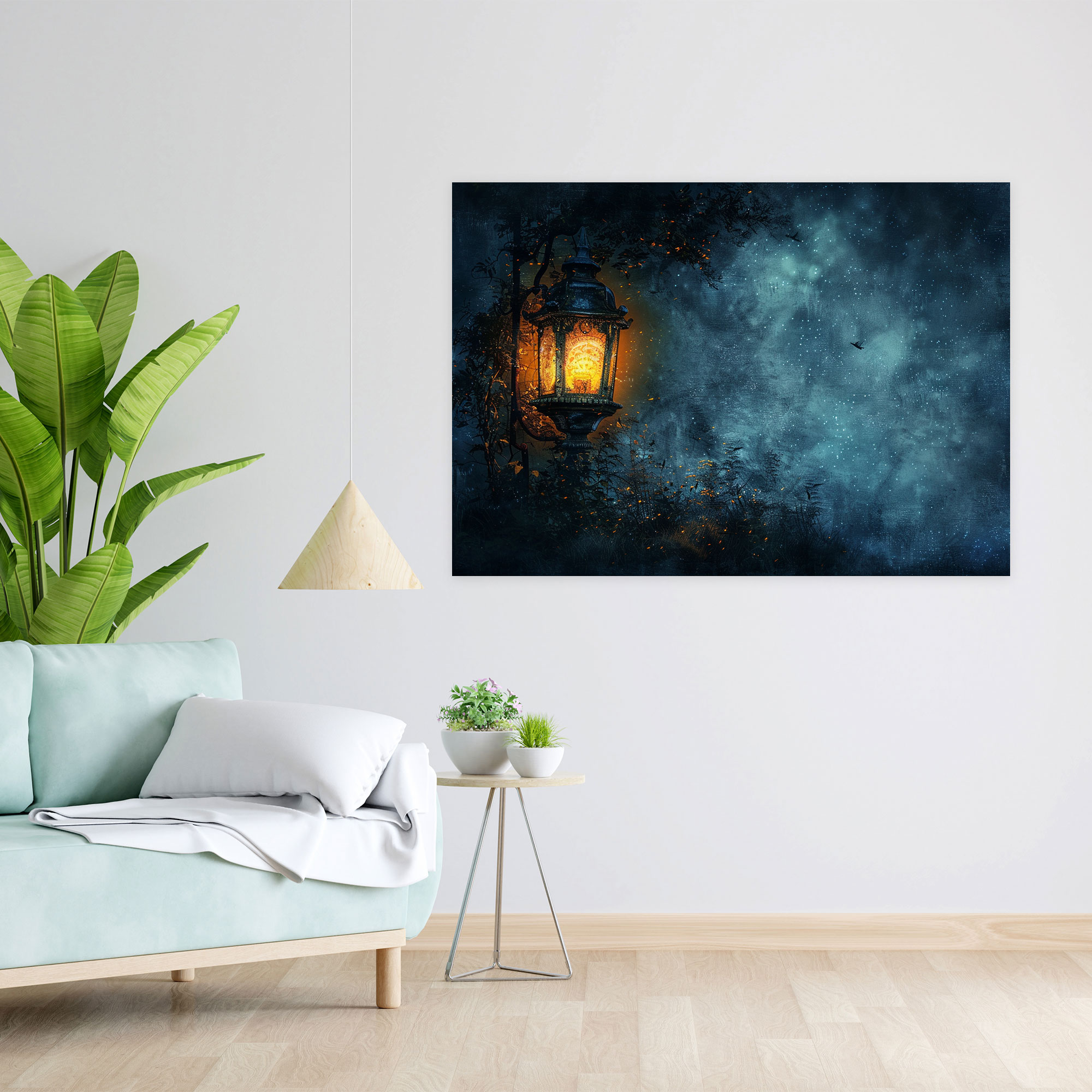 Rembrandt Night Scene Canvas Print - Rembrandt, Canvas, Wall Art, Home Decoration
