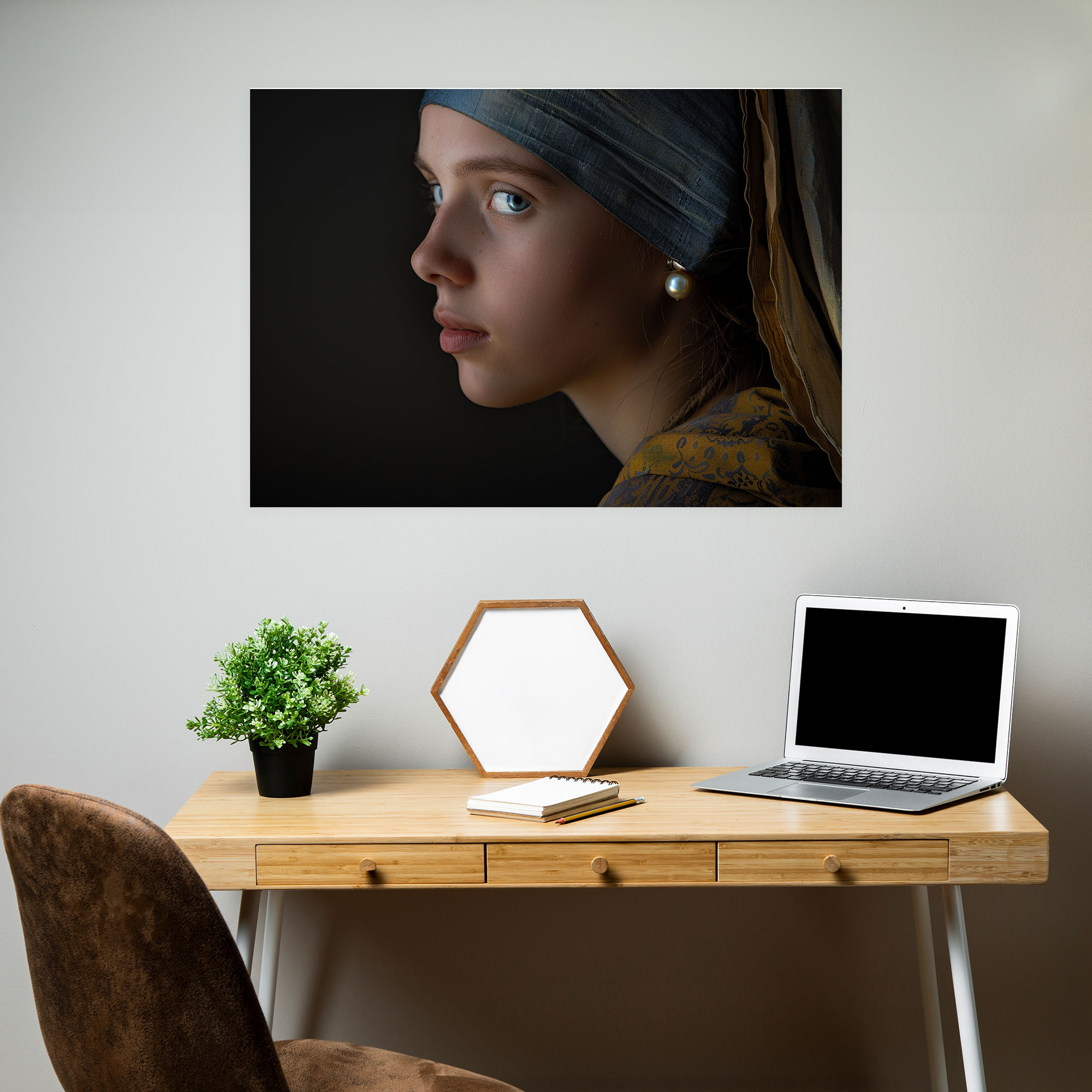 Rembrandt Woman With Pearl Earring Wall Art - Rembrandt, Home Decoration, Wall Decoration, Canvas Print