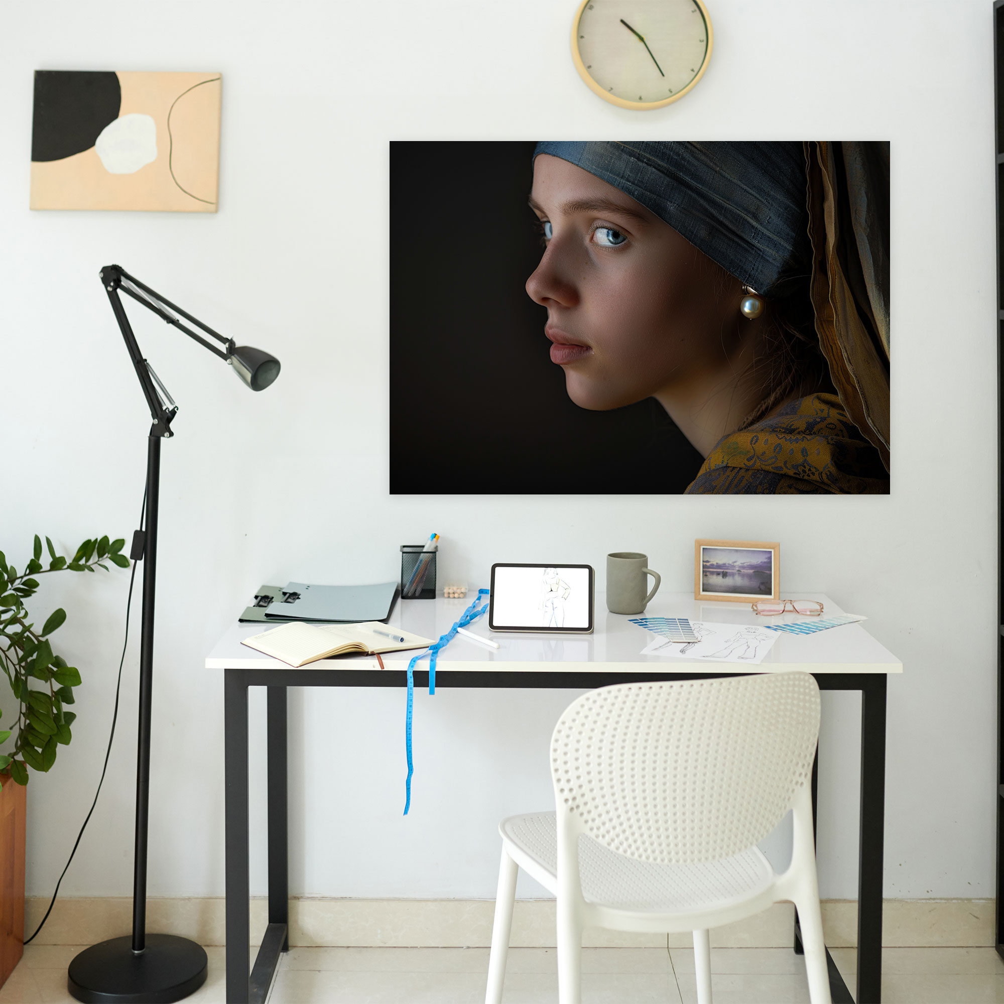 Rembrandt Woman With Pearl Earring Wall Art - Rembrandt, Home Decoration, Wall Decoration, Canvas Print
