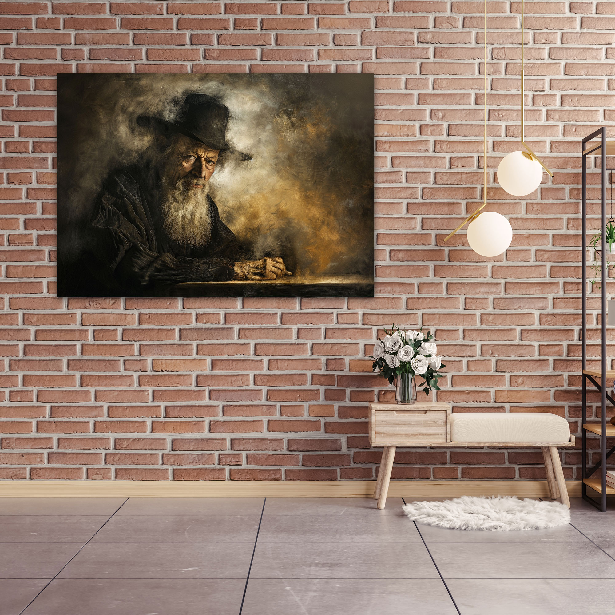 Rembrandt Eski Ustaların Dokunuşu Duvar Sanatı - Kanvas Tablo
