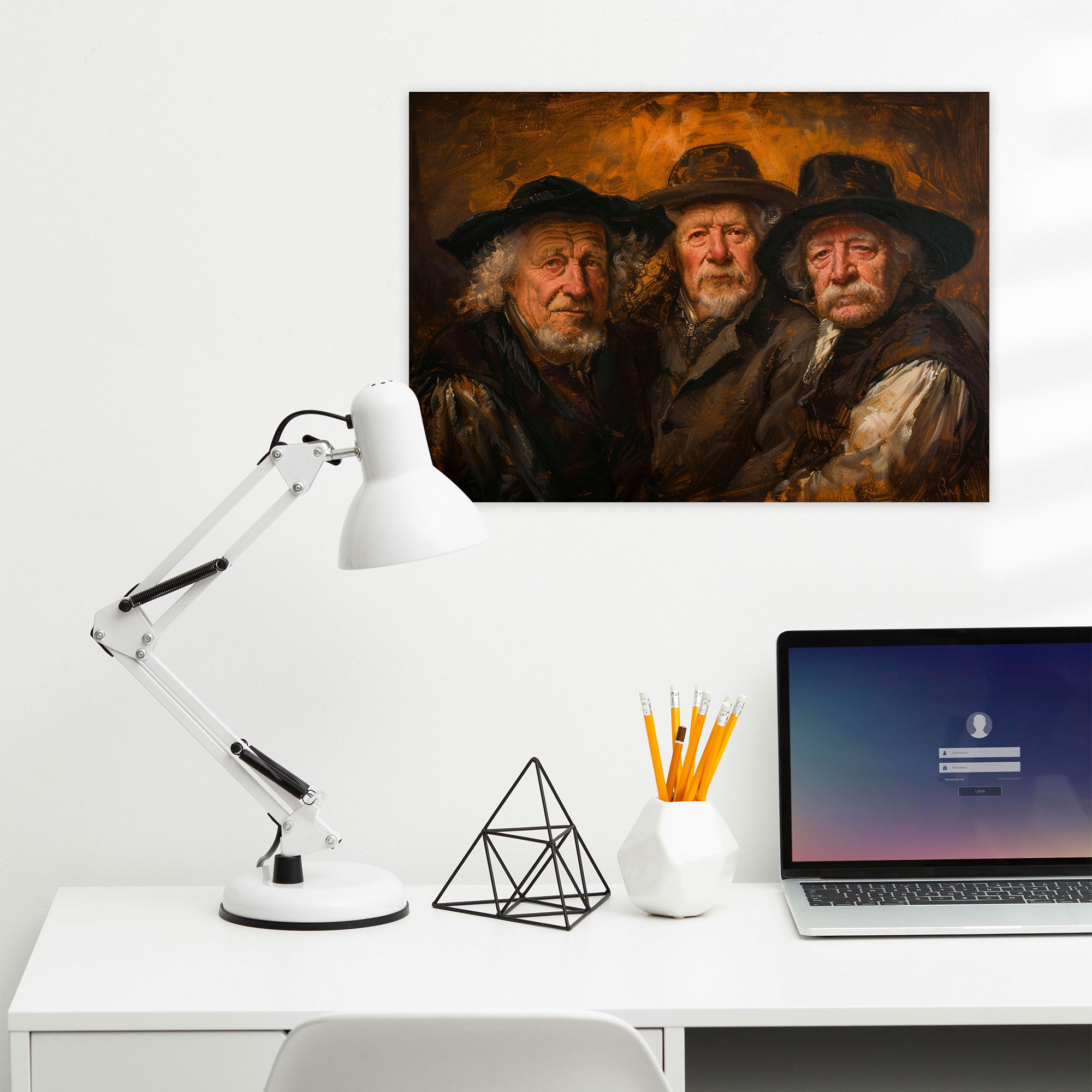 Rembrandt Dramatic Lighting Canvas Print - Rembrandt, Canvas Print, Wall Decoration, Canvas