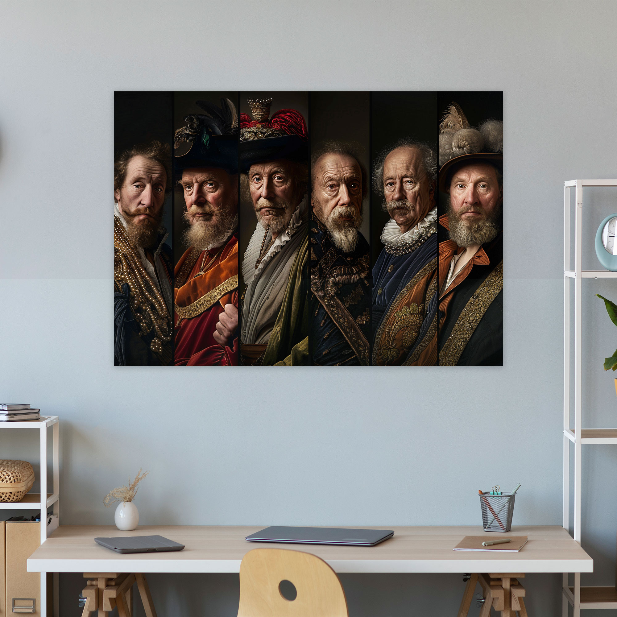 Rembrandt Noble Figures Canvas Print - Rembrandt, Wall Art, Rembrandt, Home Decoration