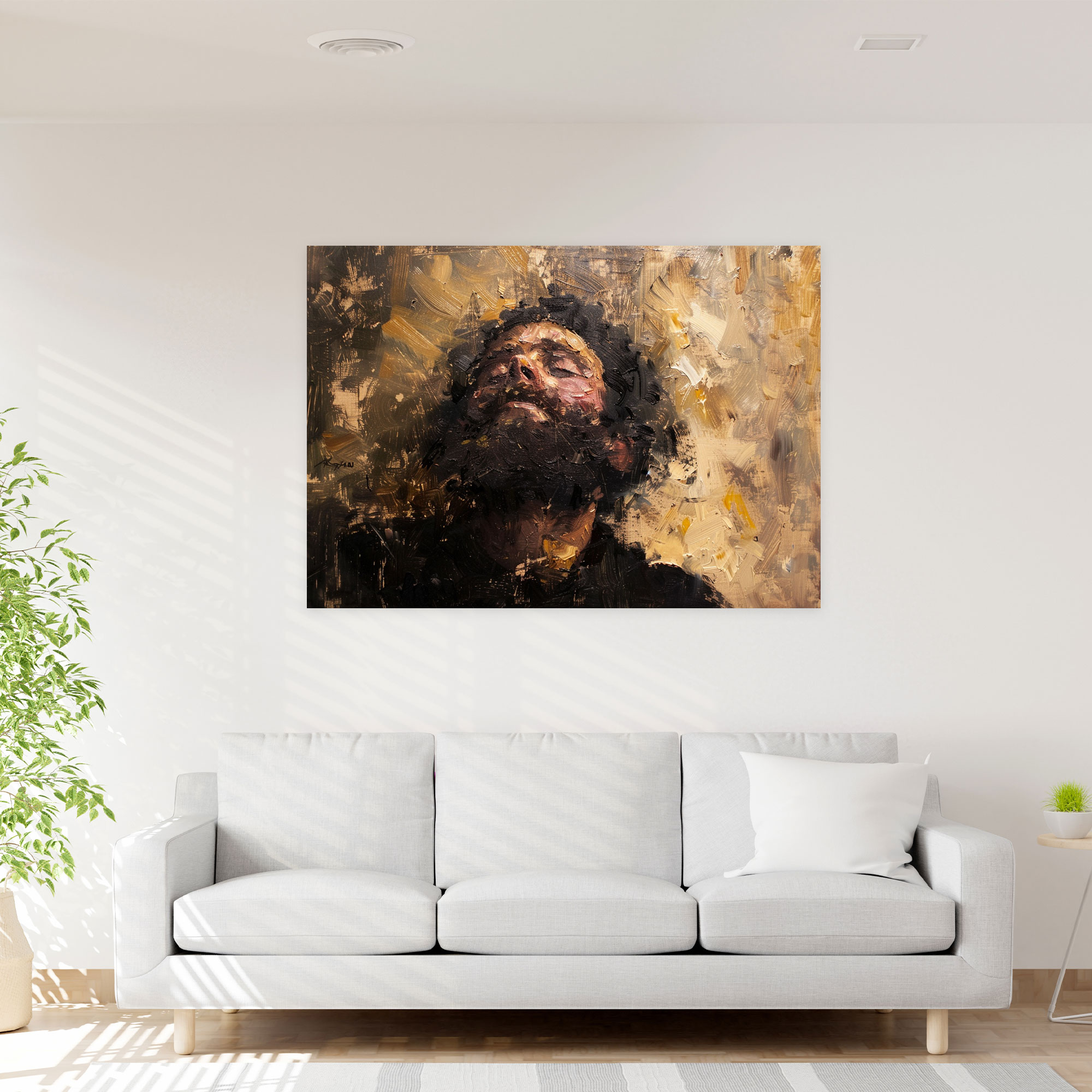 Rembrandt Impasto Brushwork Canvas Print - Rembrandt, Wall Art, Canvas Print, Rembrandt