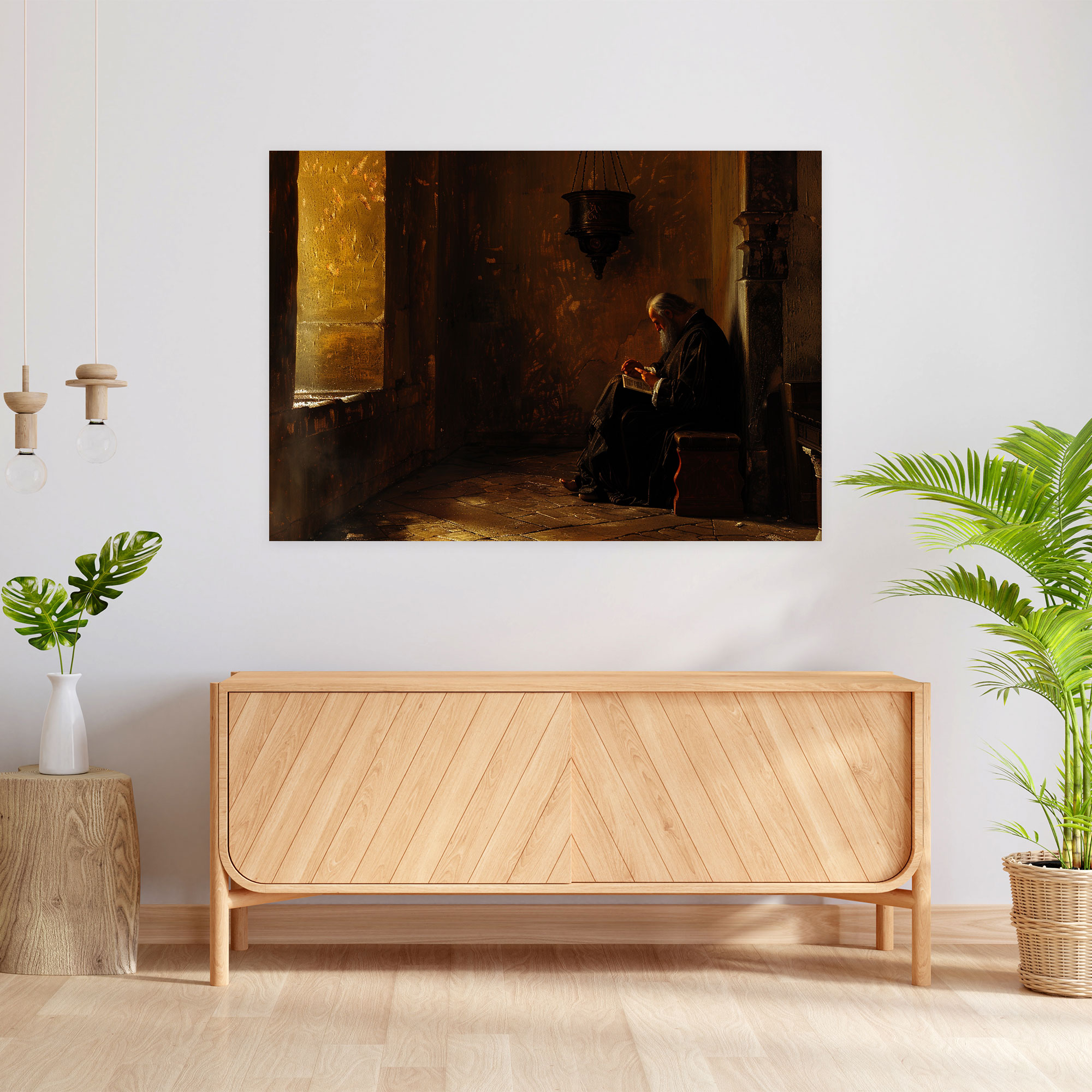 Rembrandt Tablo Baskısı - İncil Sahnesi Duvar Dekorasyonu