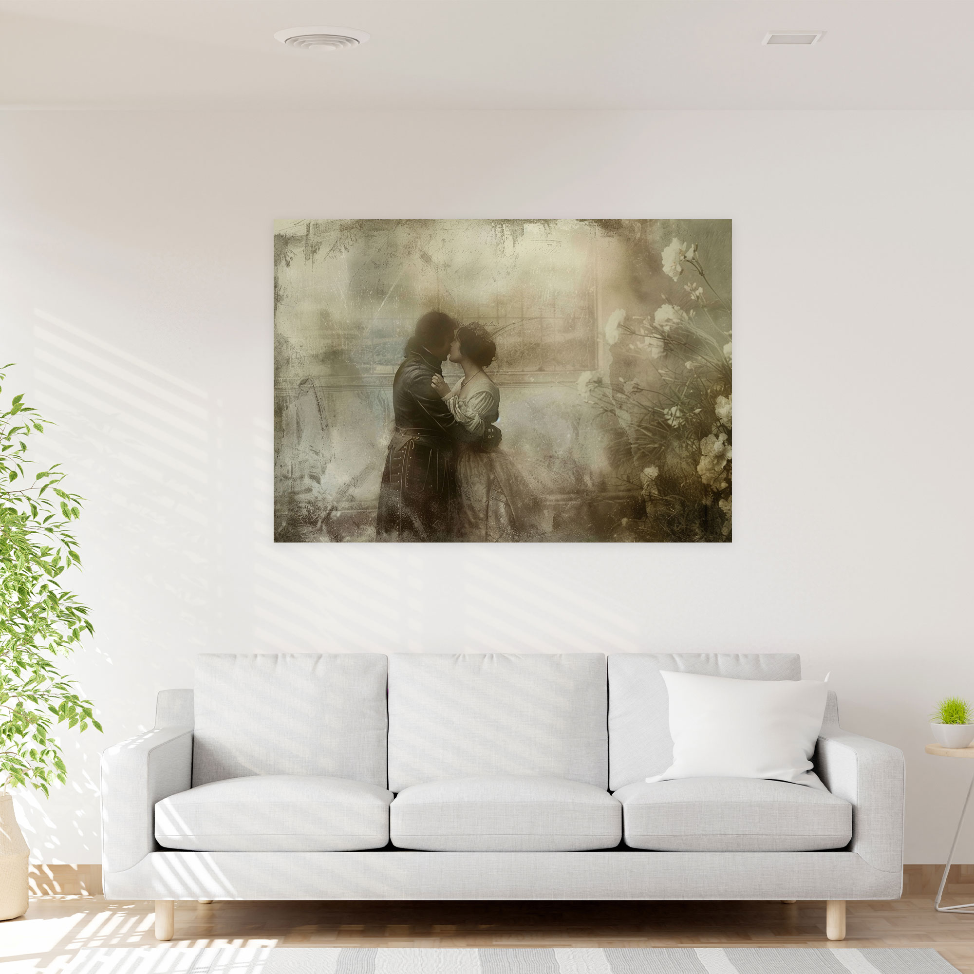Rembrandt Wall Decoration - Romantic Scene Canvas Print - Rembrandt, Home Decoration, Wall Art, Canvas