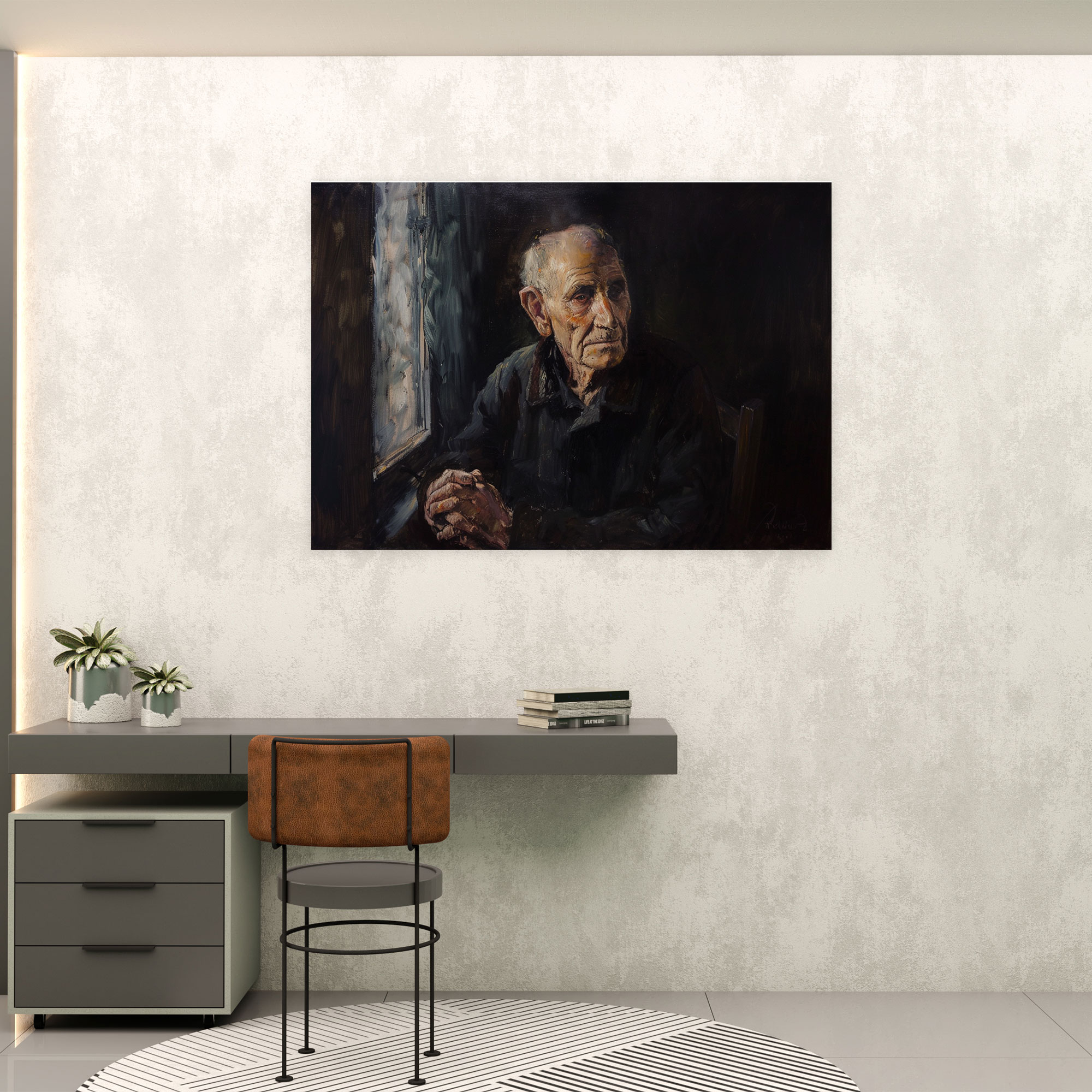 Rembrandt Kanvas Tablo - Duvar Sanatı Rembrandt Eseri Kanvas Tablo