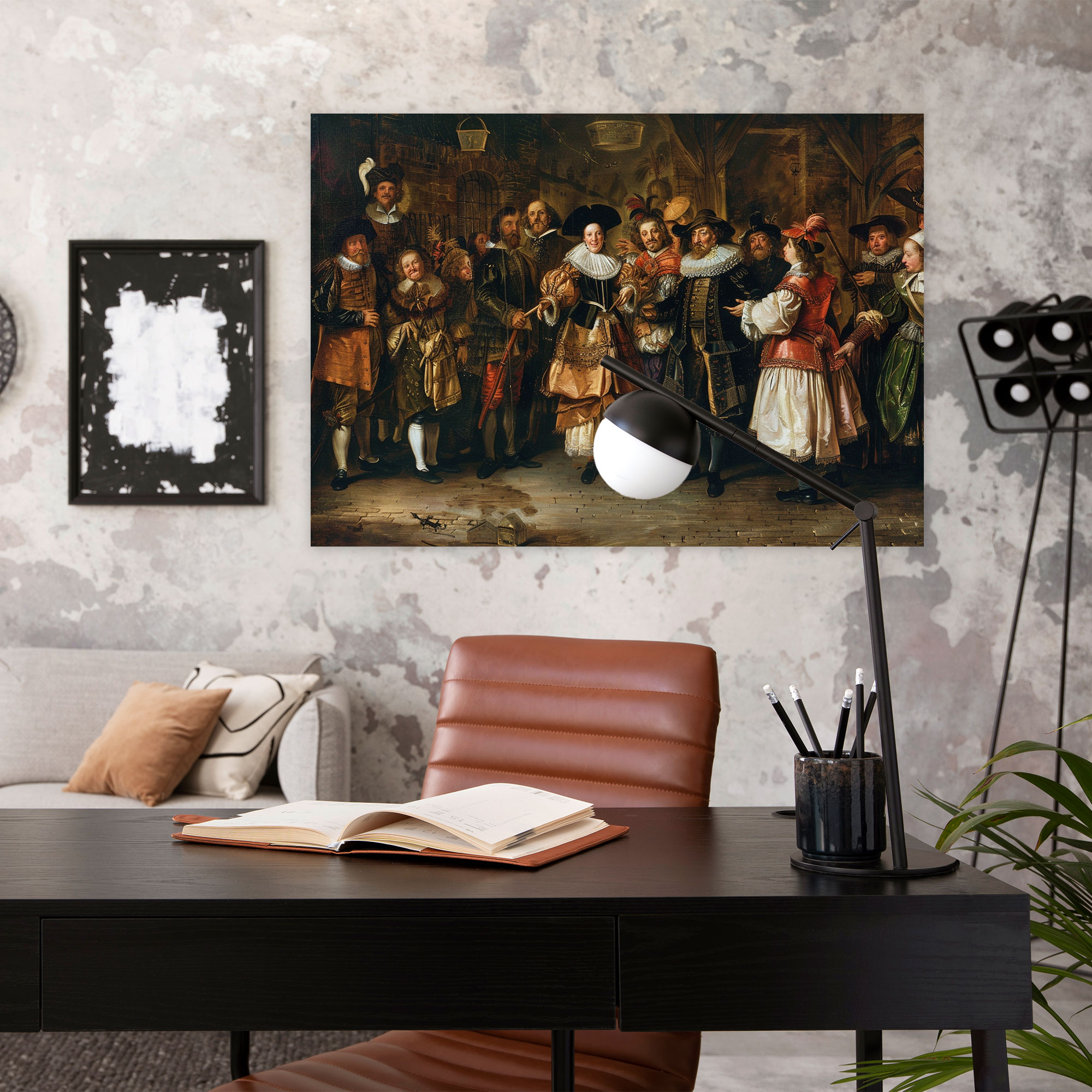 Rembrandt Kanvas Tablo - Ev Dekorasyonu için Rembrandt Tablo Sanatı
