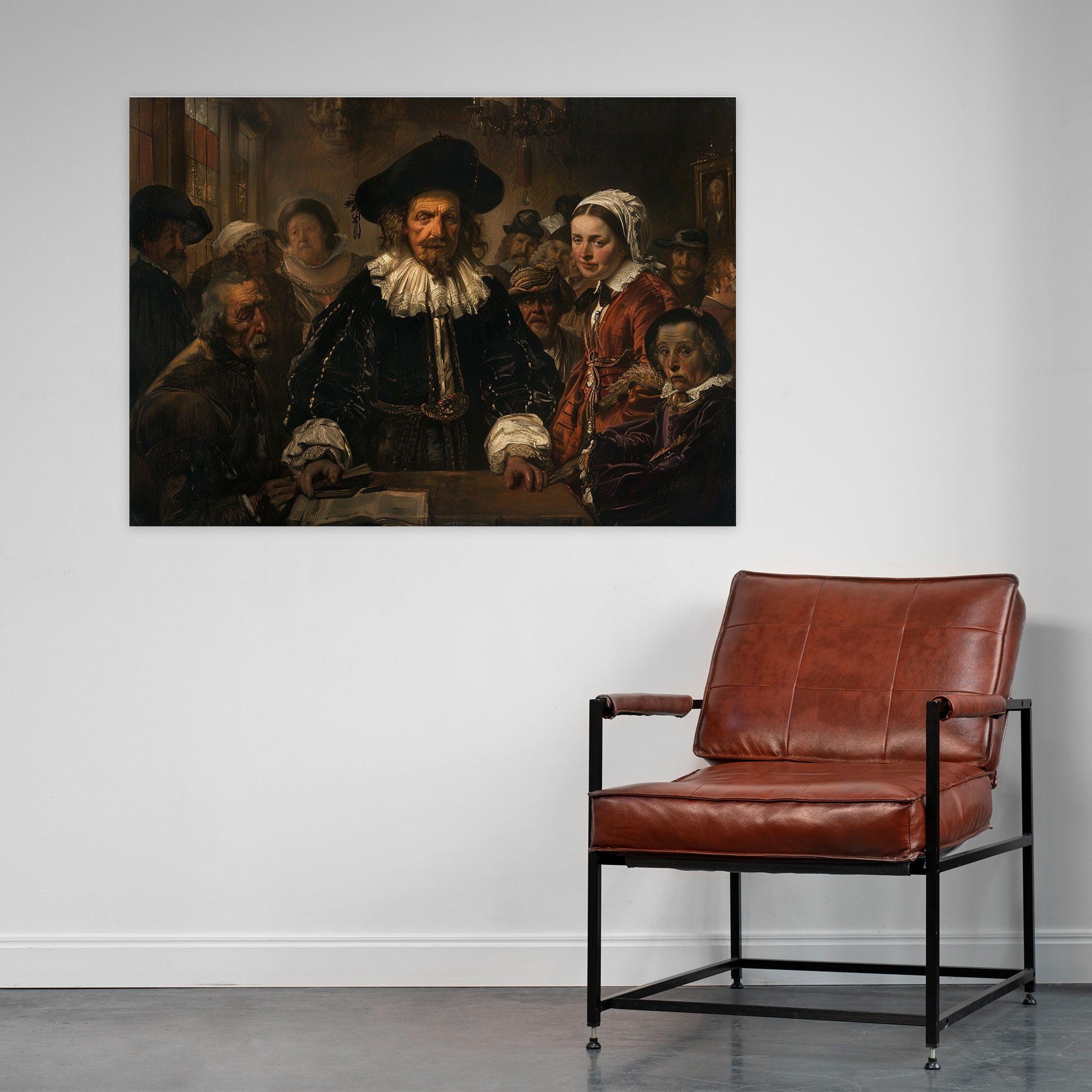 Rembrandt Iconic Painting Canvas Print - Rembrandt, Rembrandt, Canvas Print, Canvas Wall Art
