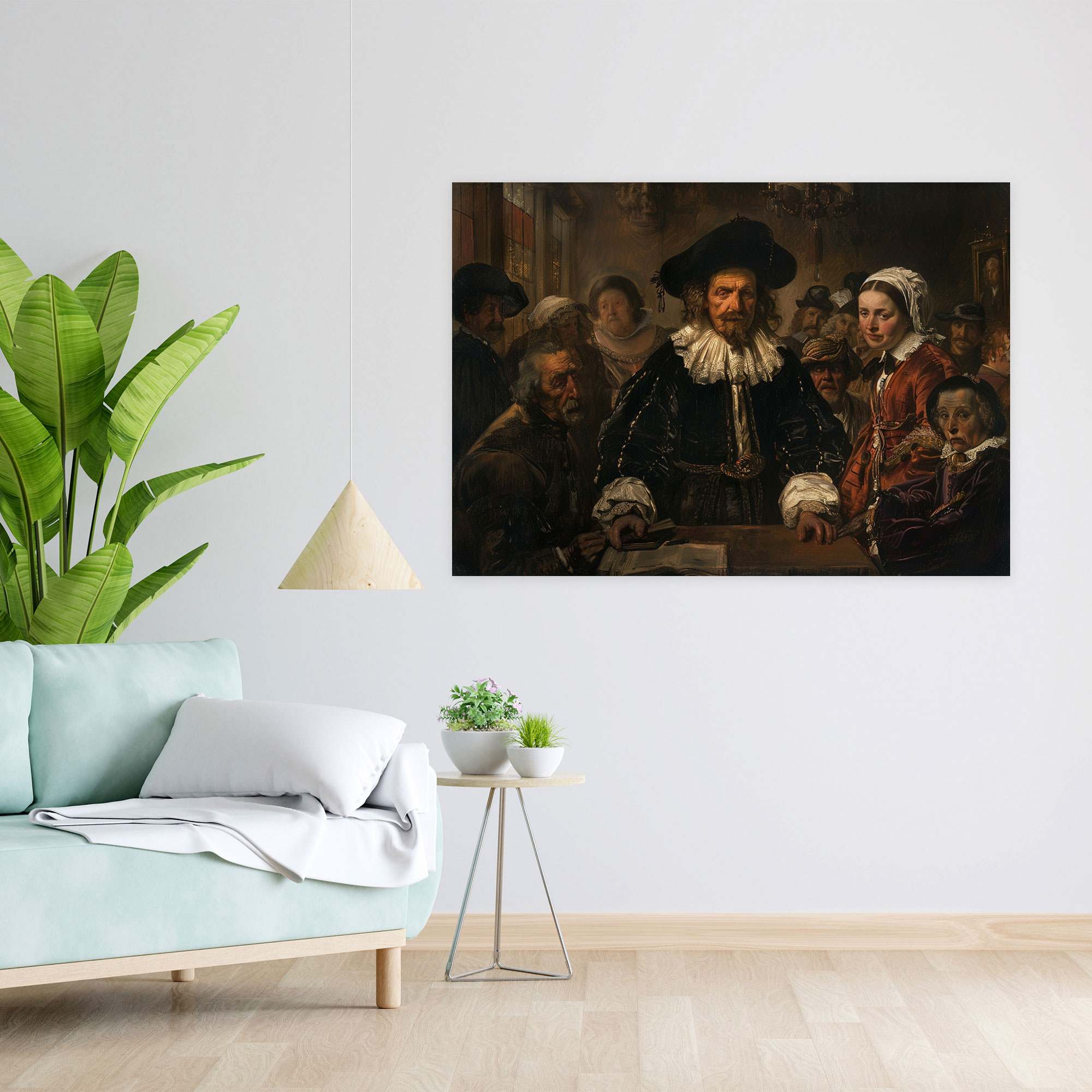 Rembrandt Iconic Painting Canvas Print - Rembrandt, Rembrandt, Canvas Print, Canvas Wall Art