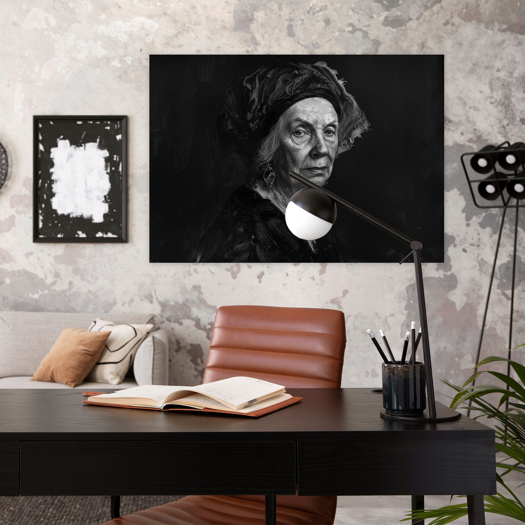 Rembrandt Woman Portrait Wall Art - Rembrandt, Home Decoration, Canvas, Canvas Wall Art