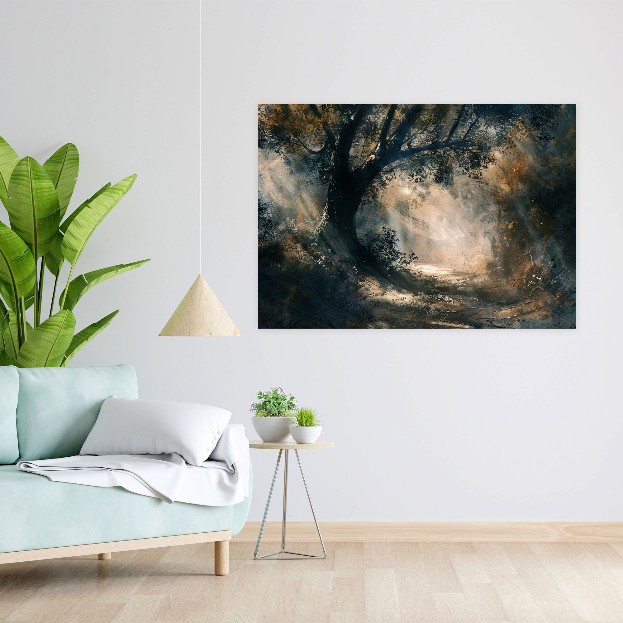 Soft Light Landscape Canvas Print - Rembrandt, Canvas Wall Art, Canvas, Home Decoration