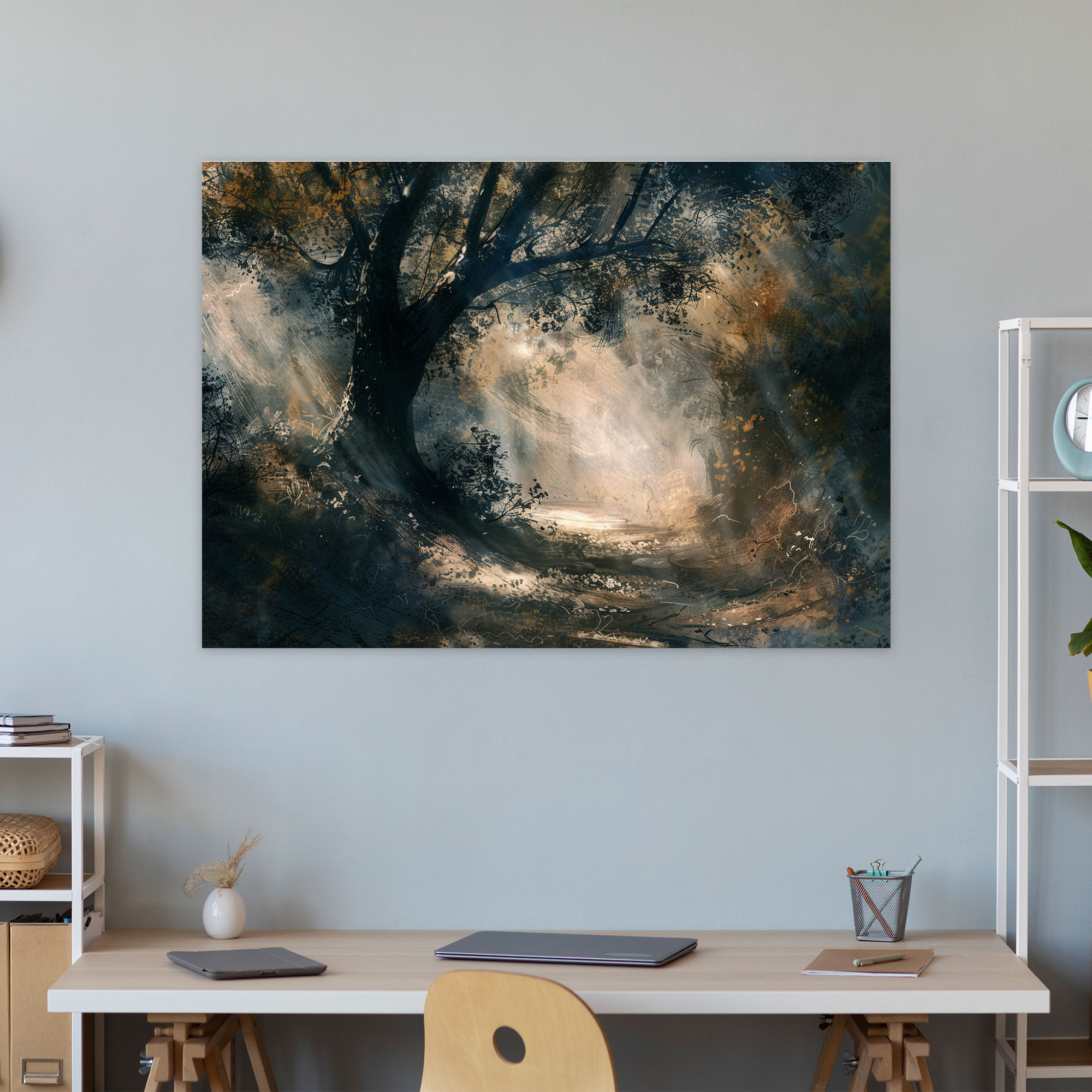 Soft Light Landscape Canvas Print - Rembrandt, Canvas Wall Art, Canvas, Home Decoration
