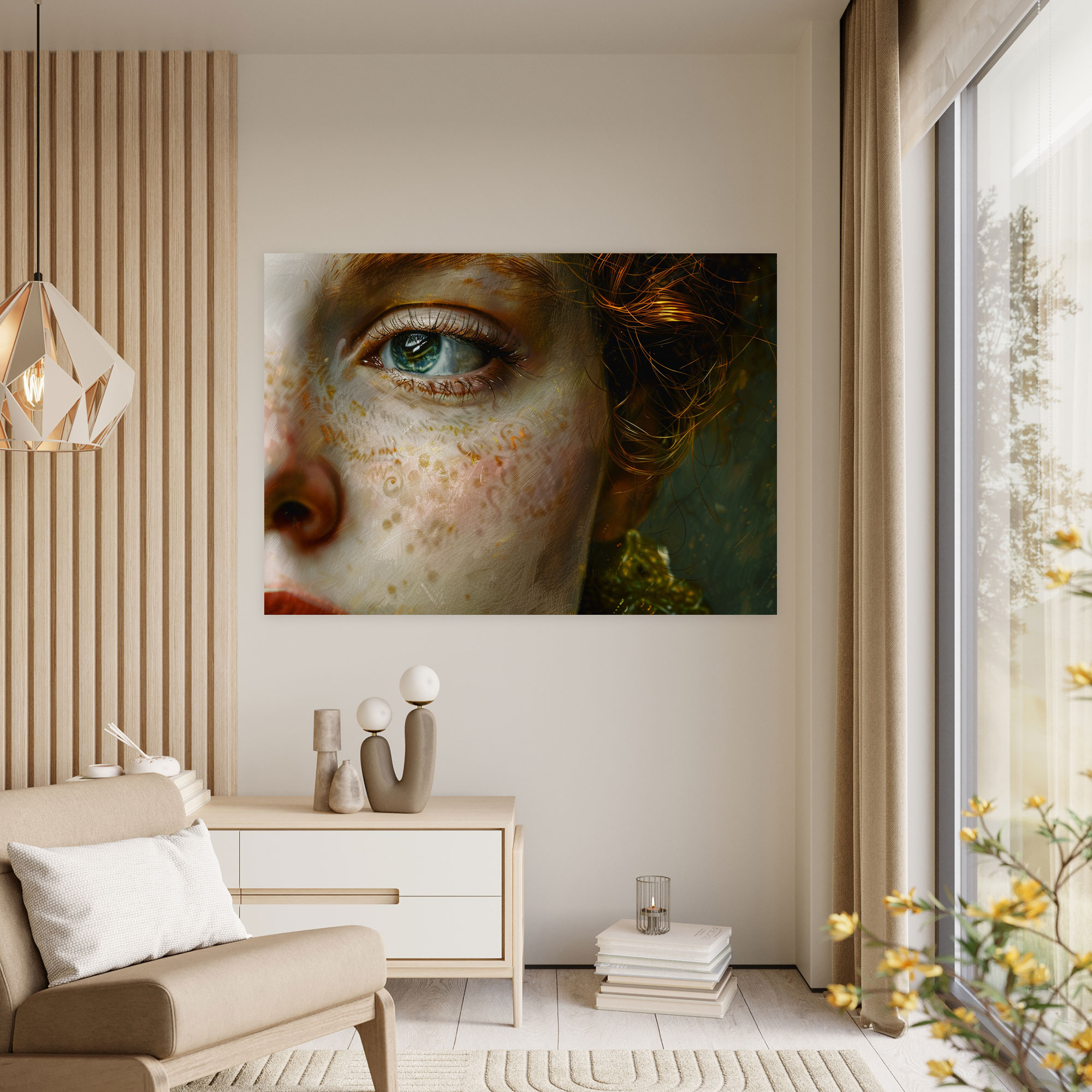 Delicate Portrait Wall Art - Rembrandt, Wall Art, Wall Decoration, Canvas