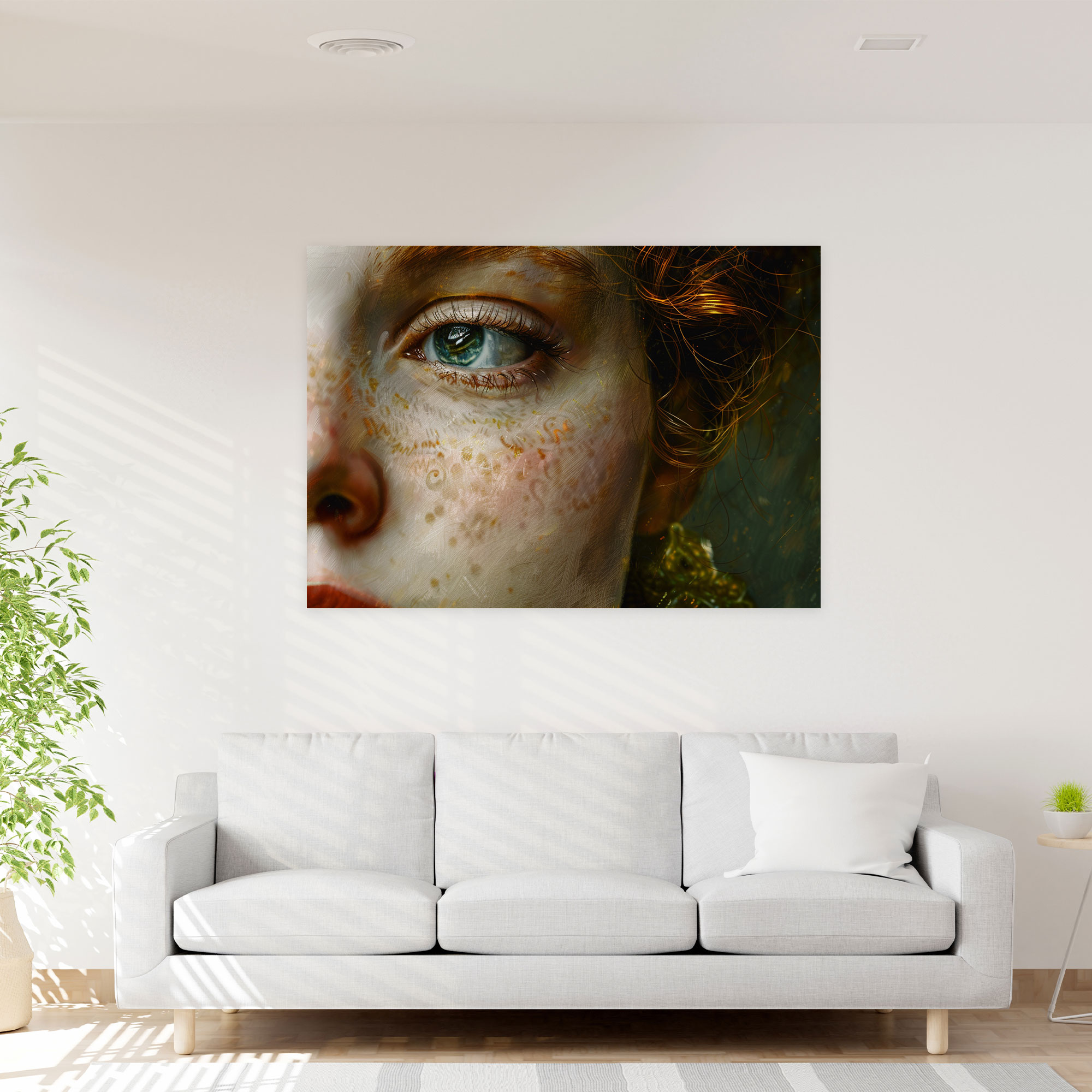 Delicate Portrait Wall Art - Rembrandt, Wall Art, Wall Decoration, Canvas