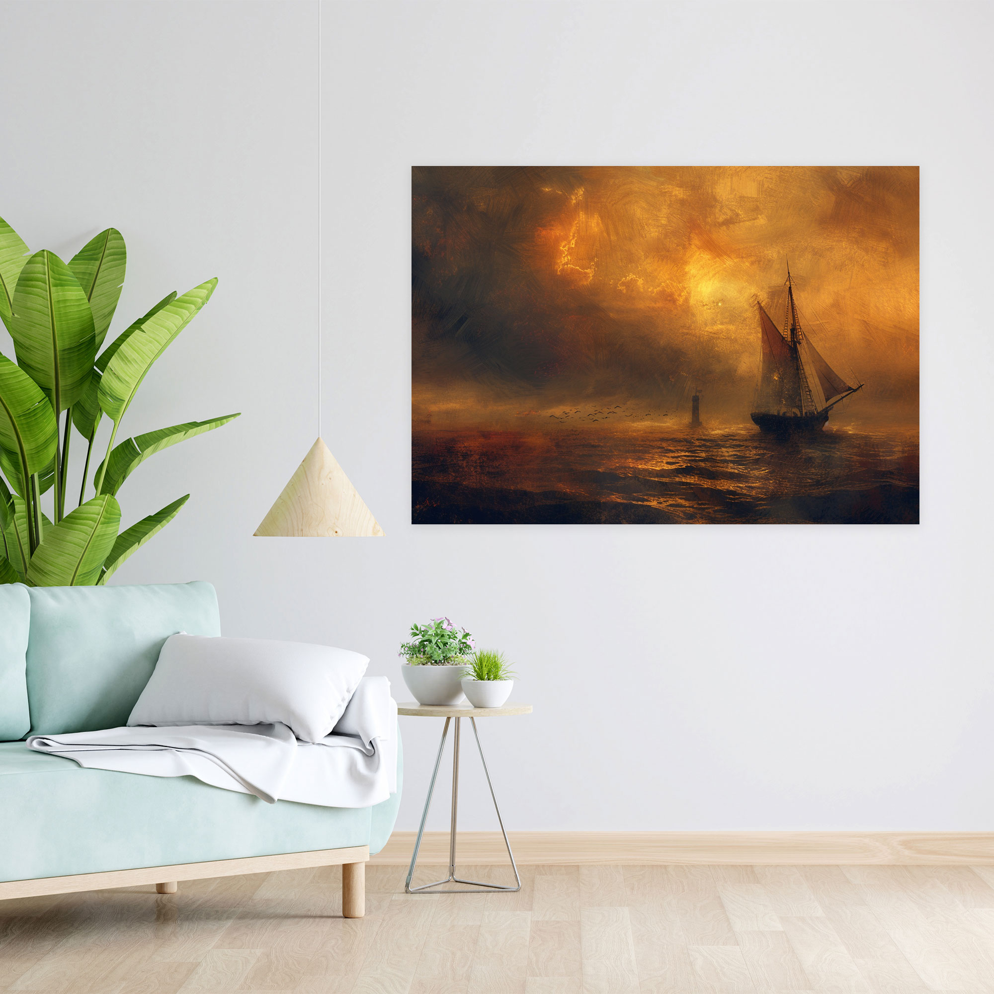 Rembrandt Wall Decoration - Stunning Landscape Painting - Rembrandt, Canvas Print, Wall Art, Canvas Wall Art