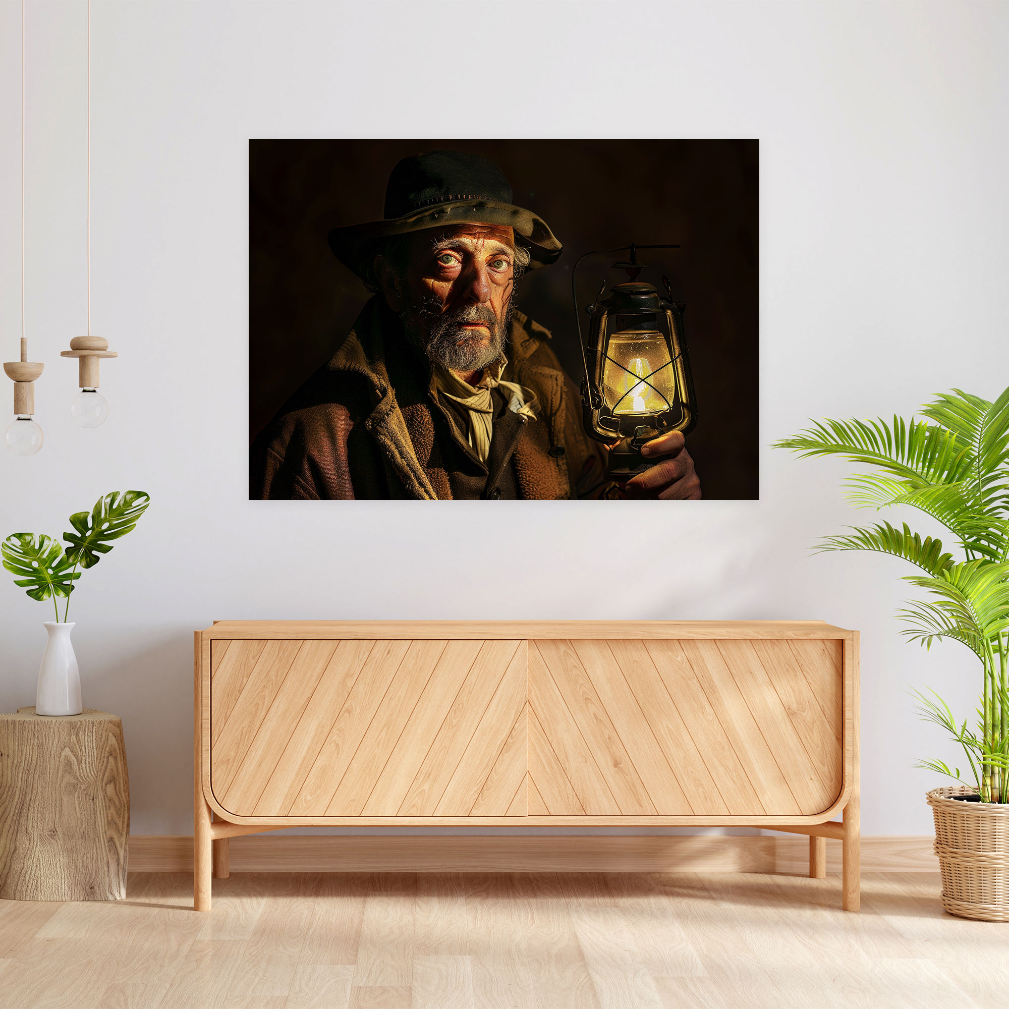 Rembrandt Lantern Canvas Print - Rembrandt, Canvas Wall Art, Wall Decoration, Canvas