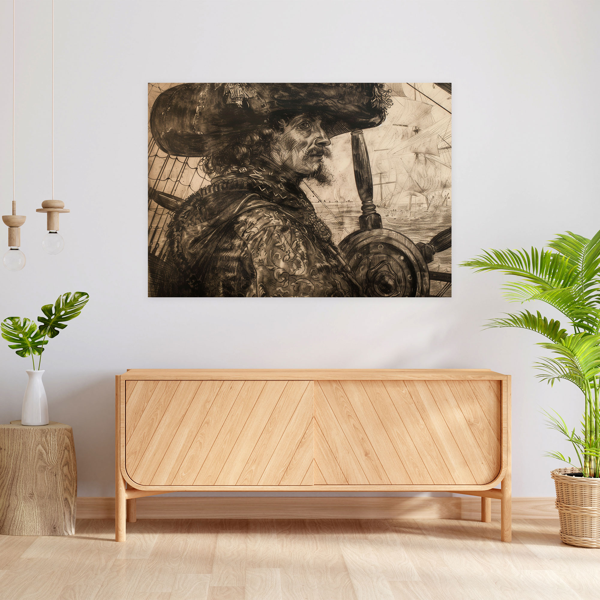 Rembrandt Historical Figure Wall Decoration - Rembrandt, Canvas, Rembrandt, Wall Decoration