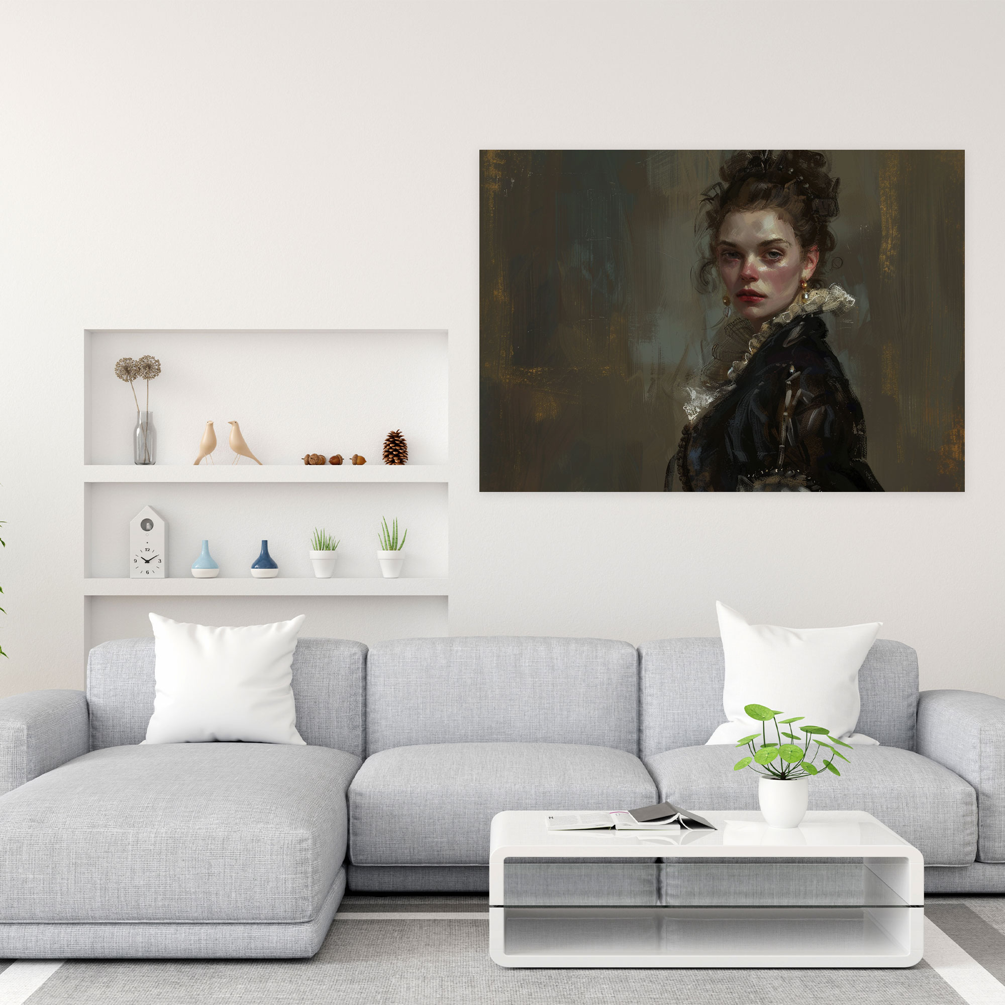 Rembrandt Noblewoman Wall Decoration - Rembrandt, Canvas Wall Art, Wall Decoration, Home Decoration