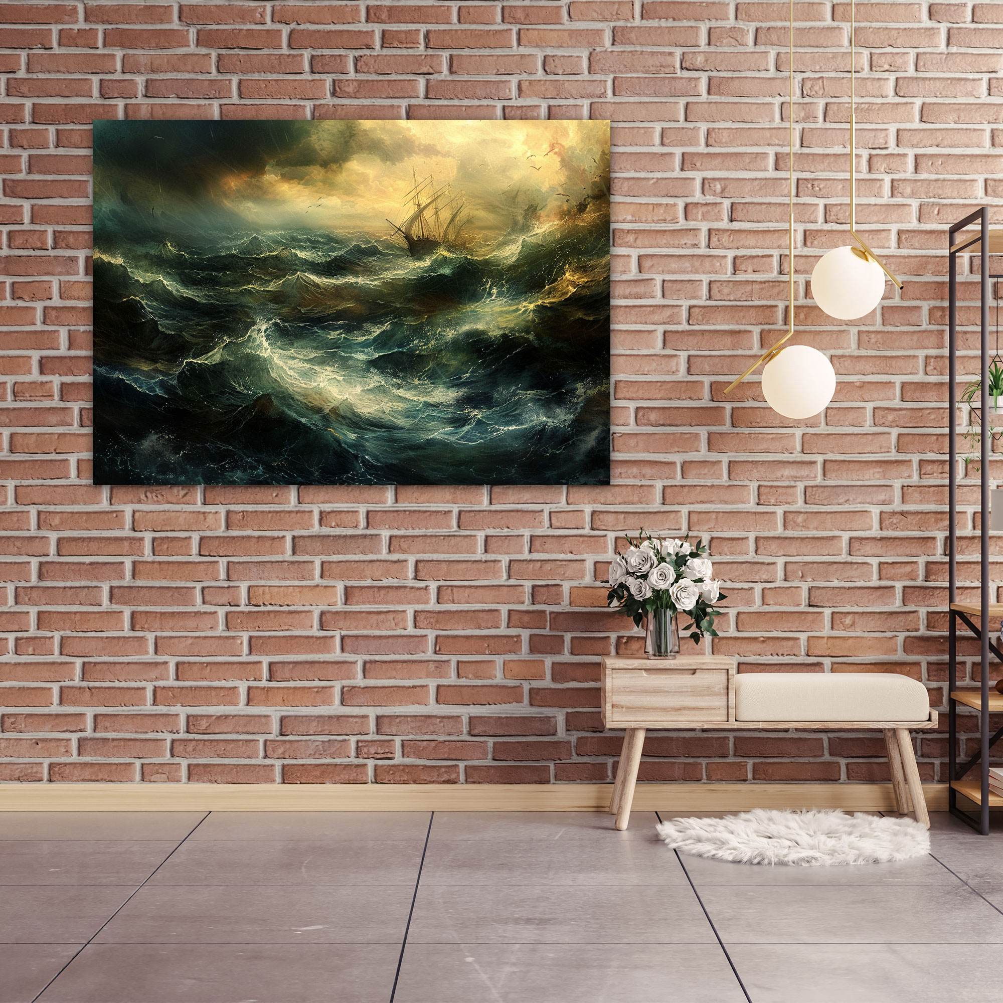 Rembrandt Stormy Sea Wall Art - Rembrandt, Home Decoration, Wall Art, Canvas