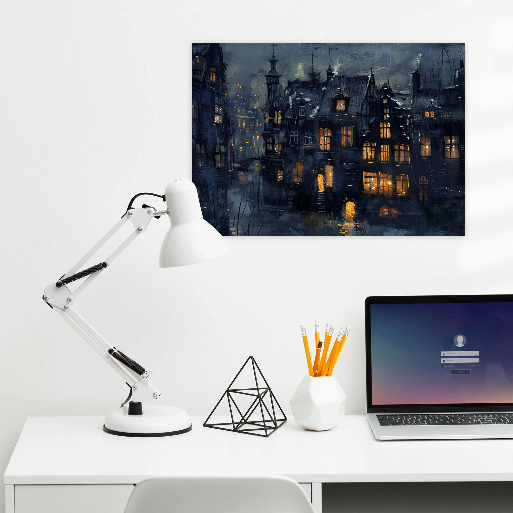 Rembrandt Cityscape Canvas Print - Rembrandt, Rembrandt, Wall Art, Canvas