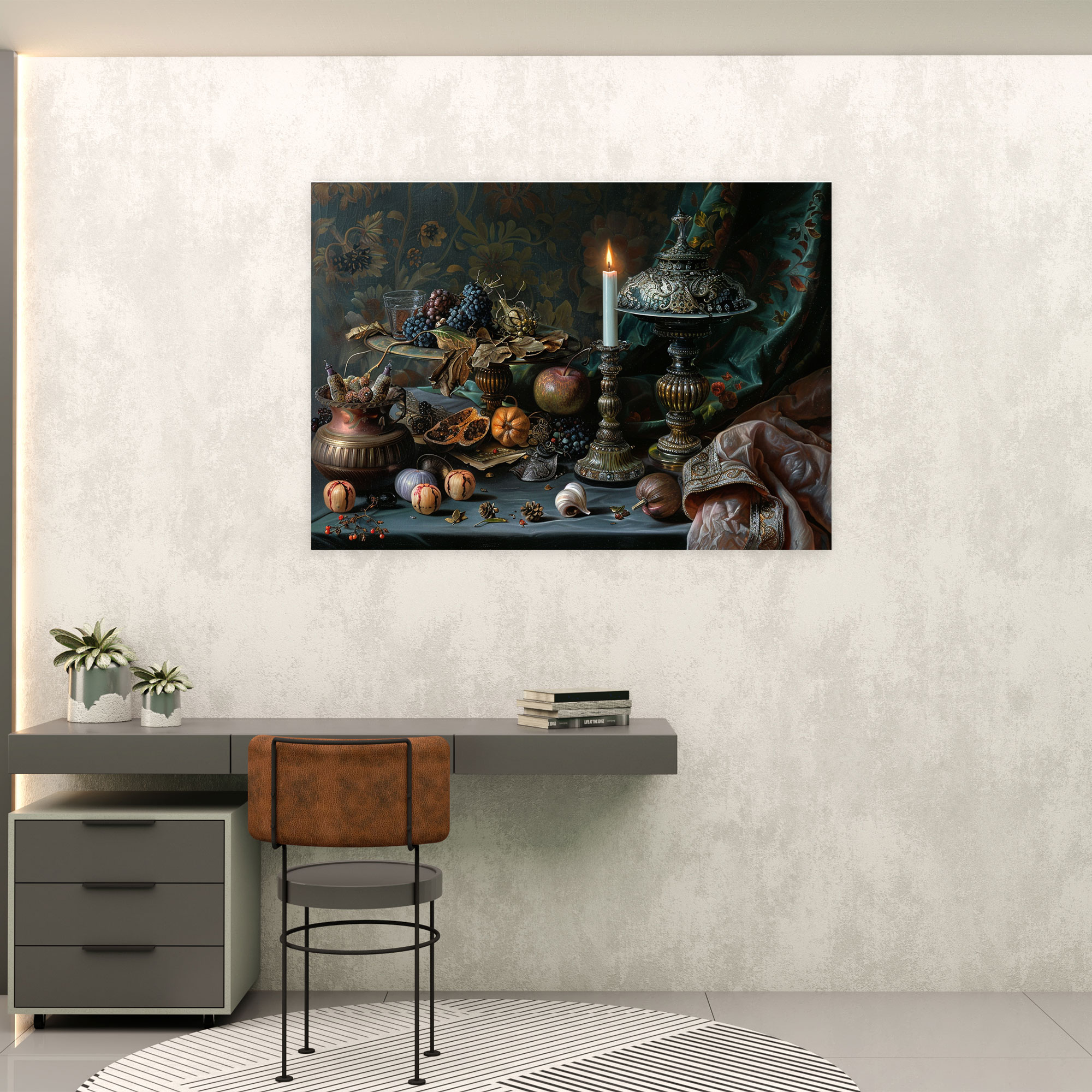 Rembrandt Still Life Wall Art - Rembrandt, Rembrandt, Canvas, Wall Decoration