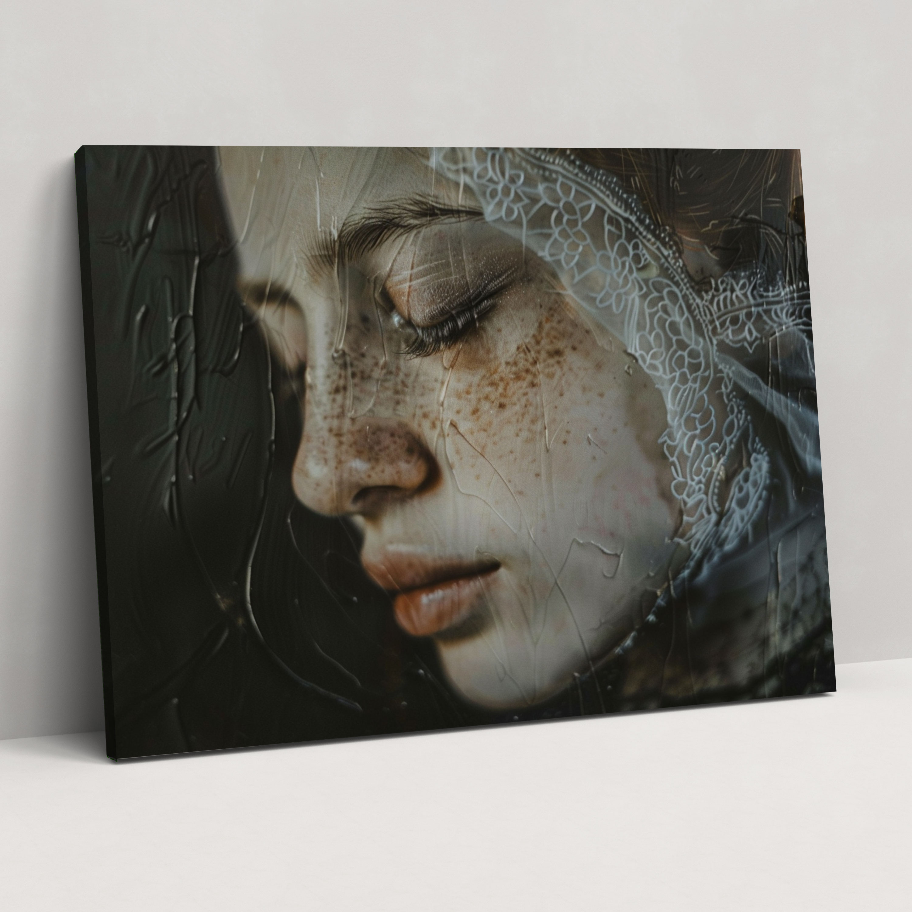 Rembrandt Kanvas Tablo - Ünlü Ressam Rembrandt'ın Eseri Kanvas Tablo Formatında