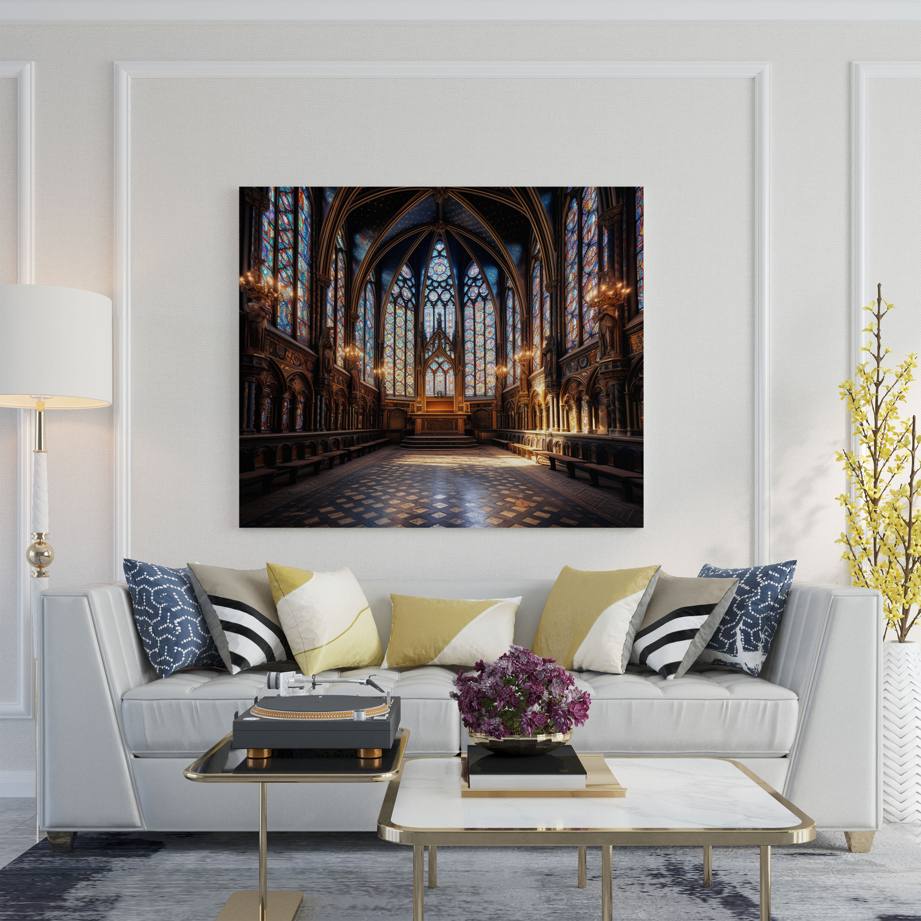 Renaissance Wall Decoration: Grand Cathedral Canvas Print - Renaissance, Majesty, Renaissance, Canvas Print