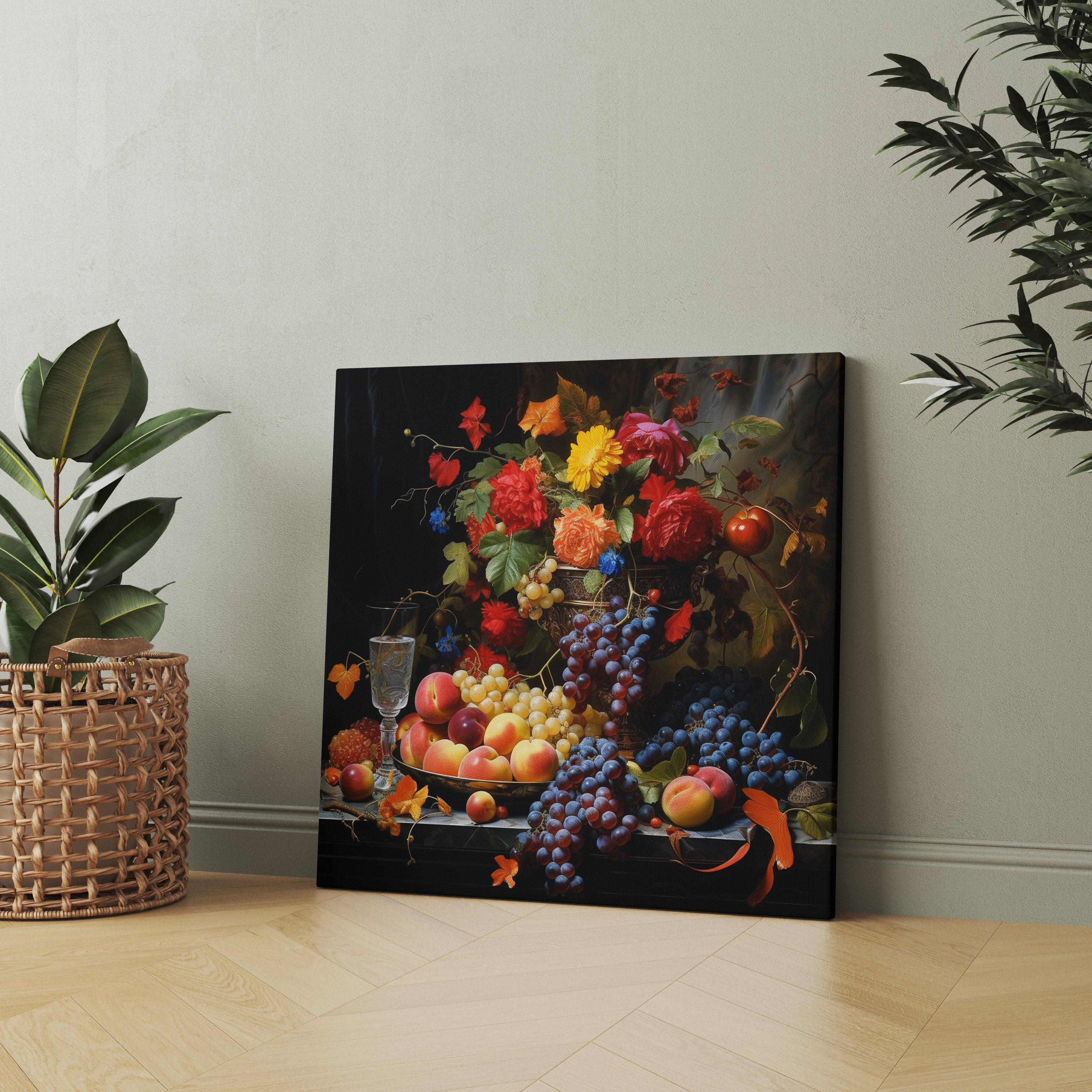 Renaissance Wall Art: Vibrant Fruits And Flowers Still Life - Renaissance, Home Decoration, Wall Decoration, Renaissance Still Life