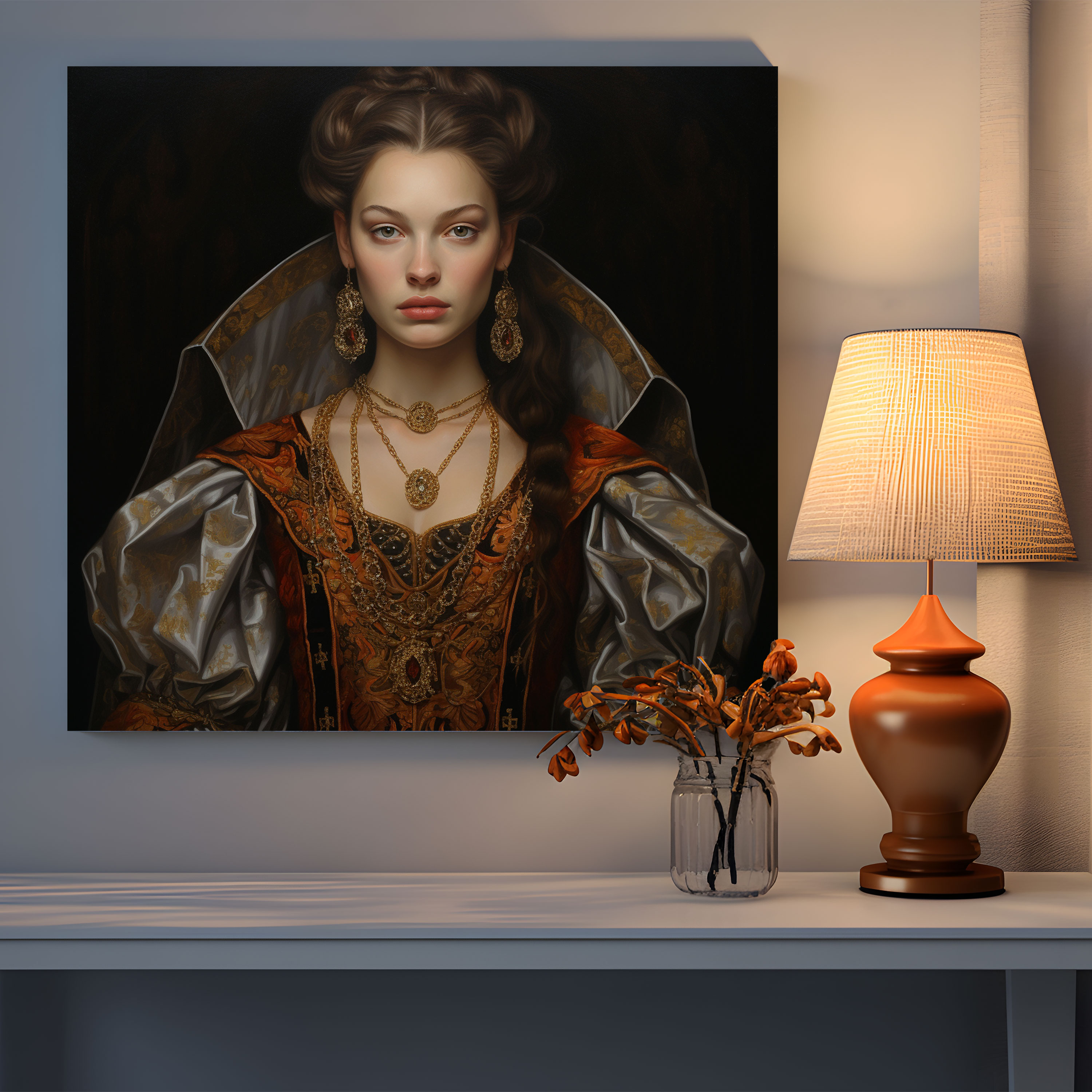 Renaissance Noblewoman Canvas Print - Renaissance, Wall Decoration, Noblewoman, Sophistication