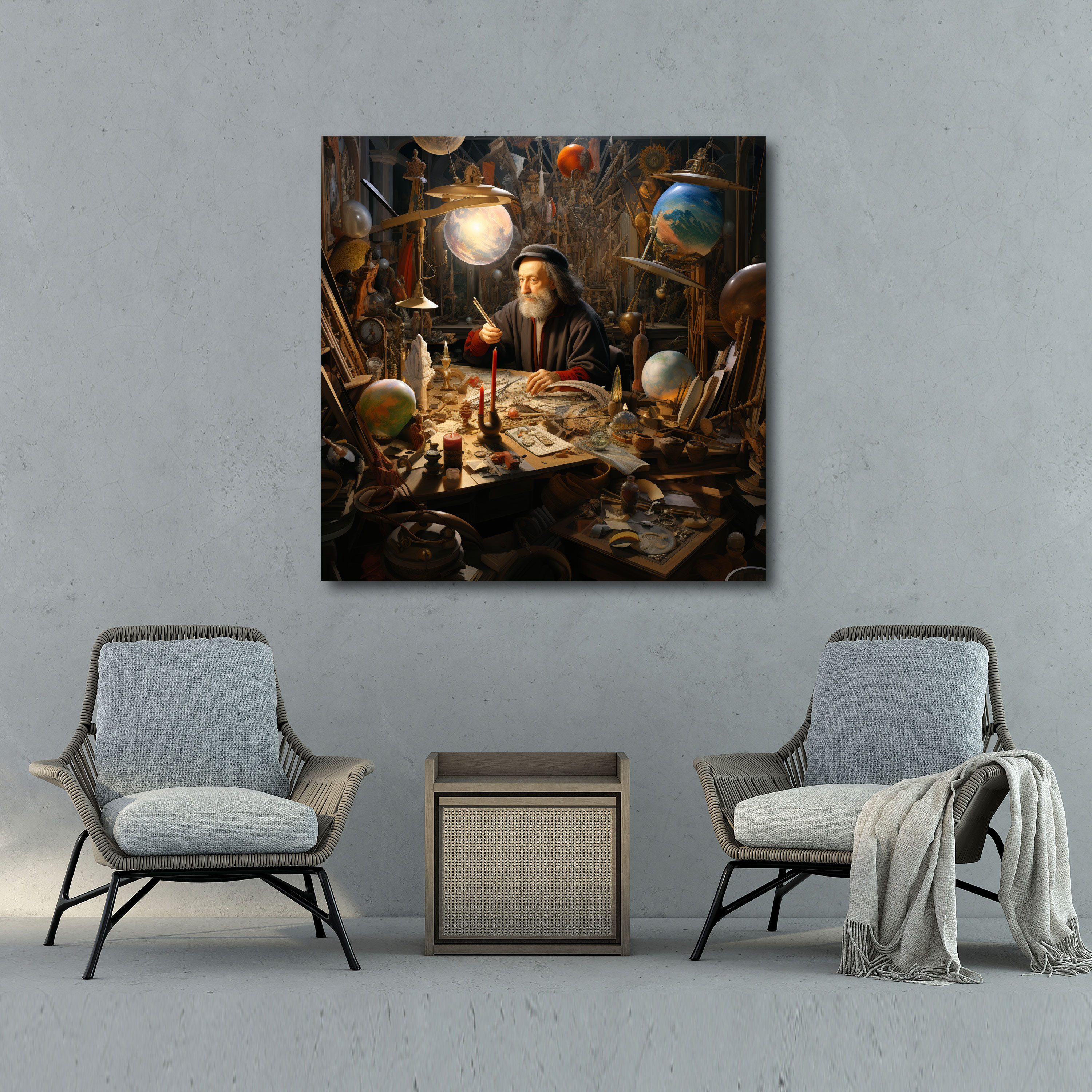 Renaissance Artist's Studio Canvas Print - Renaissance, Home Decoration, Canvas, Wall Art