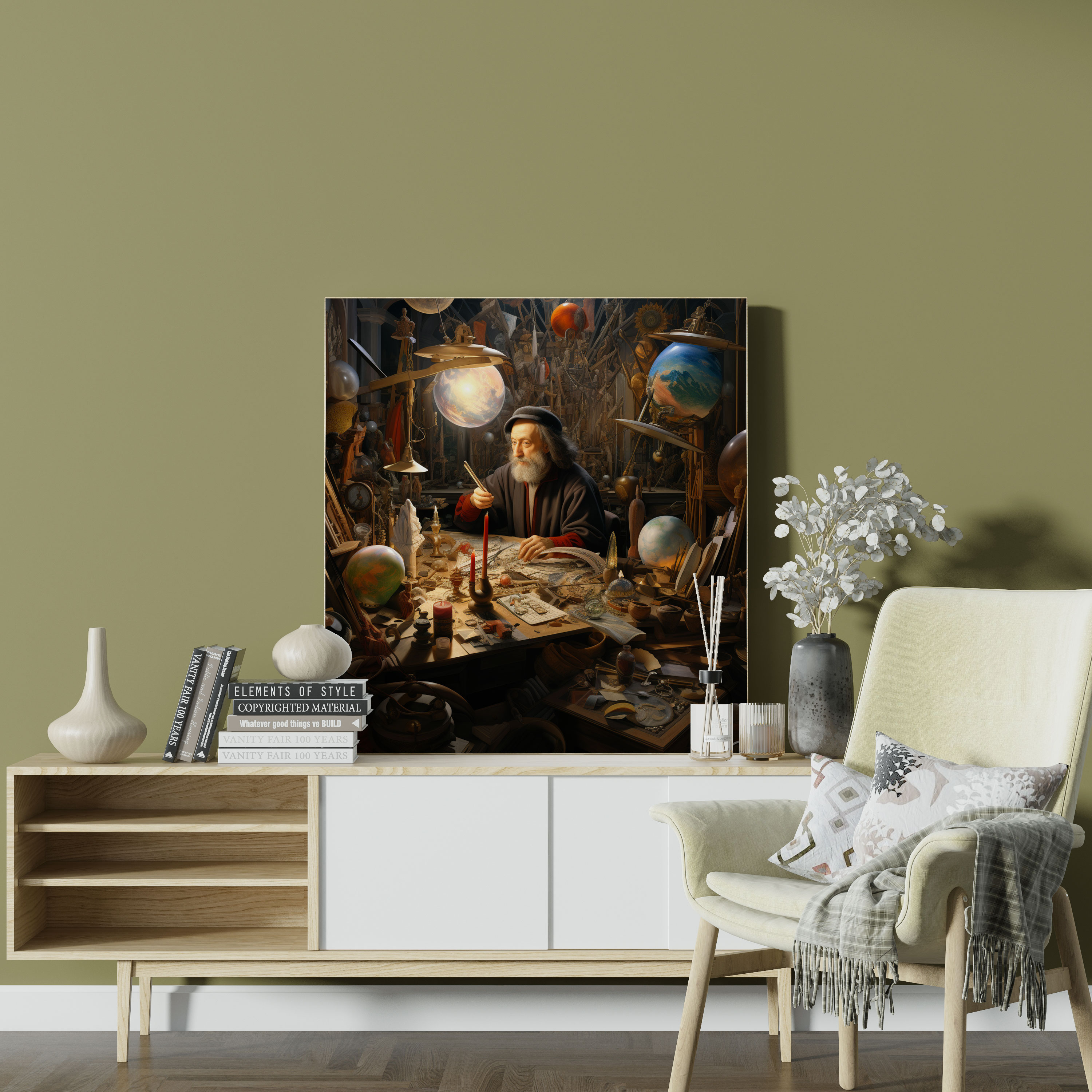 Renaissance Artist's Studio Canvas Print - Renaissance, Home Decoration, Canvas, Wall Art