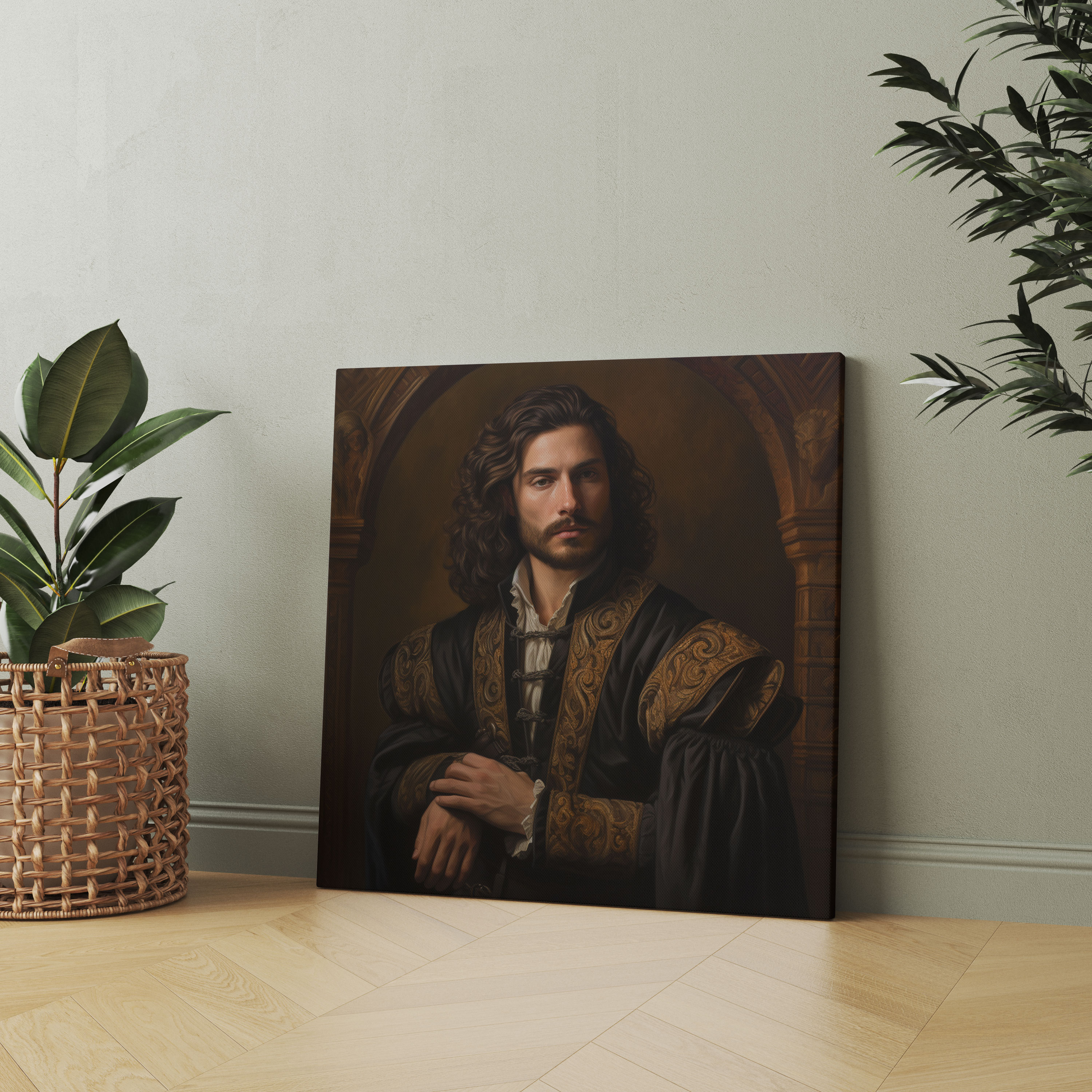 Renaissance Canvas Print Of A Regal Nobleman - Renaissance, Wall Art, Renaissance, Regal Nobleman