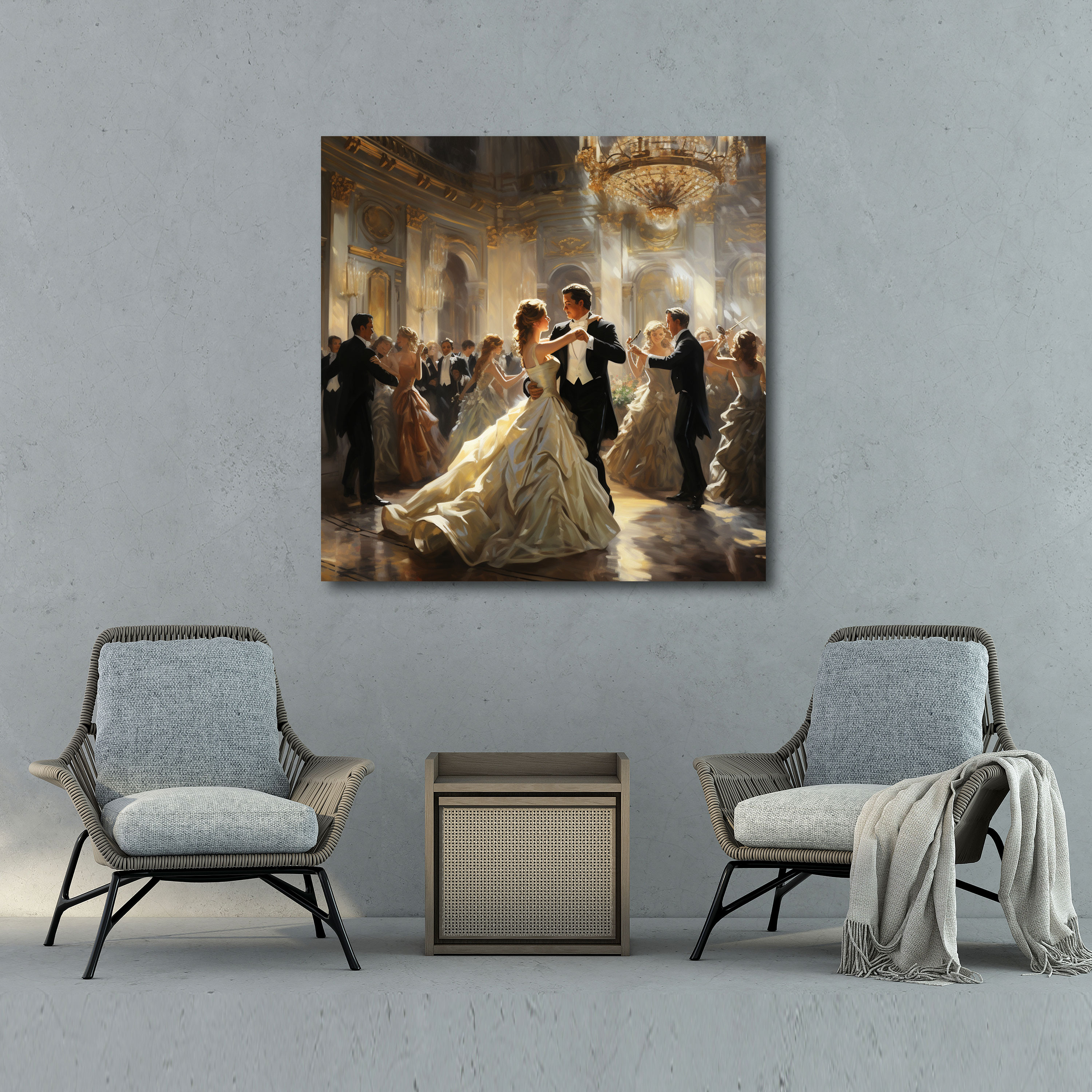 Renaissance Ballroom Canvas Print - Renaissance, Renaissance Canvas Print, Wall Decoration, Home Decoration