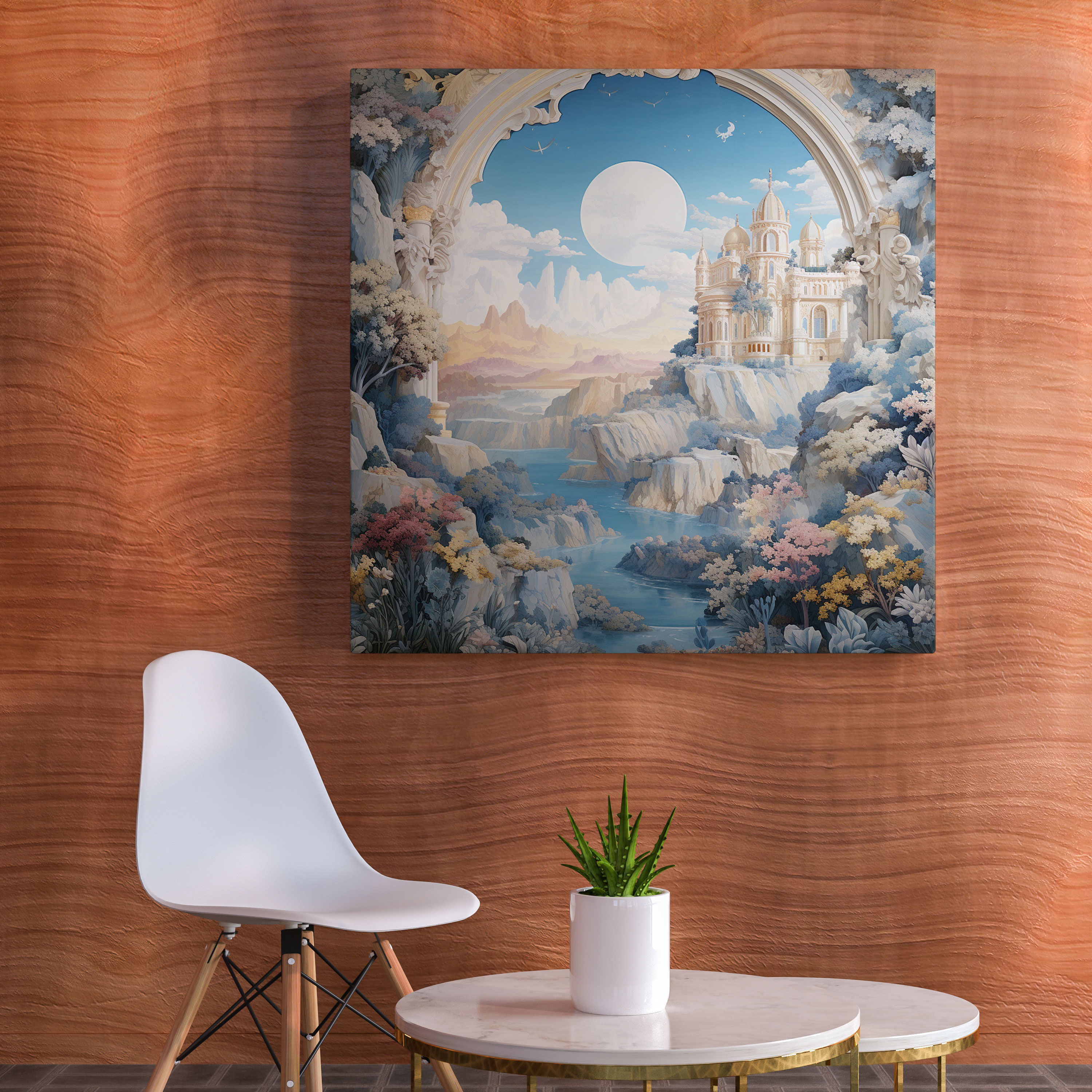 Renaissance Fresco Mural Wall Art - Renaissance, Renaissance Fresco Mural, Wall Decoration, Home Decoration