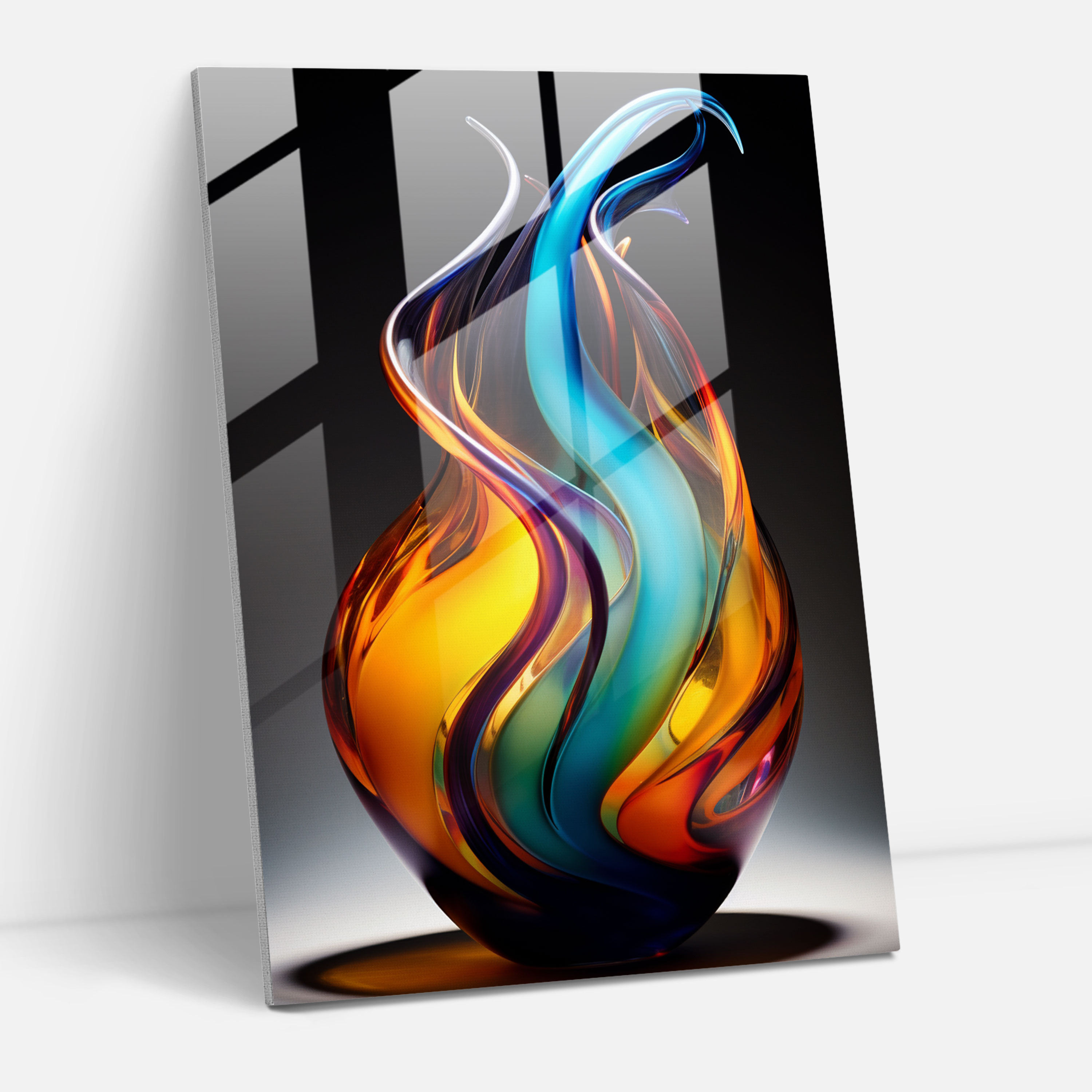 Ignite Glass Art - Realistic Glass Sculpture, Molten Glass, Imagination, Wall Decoration
