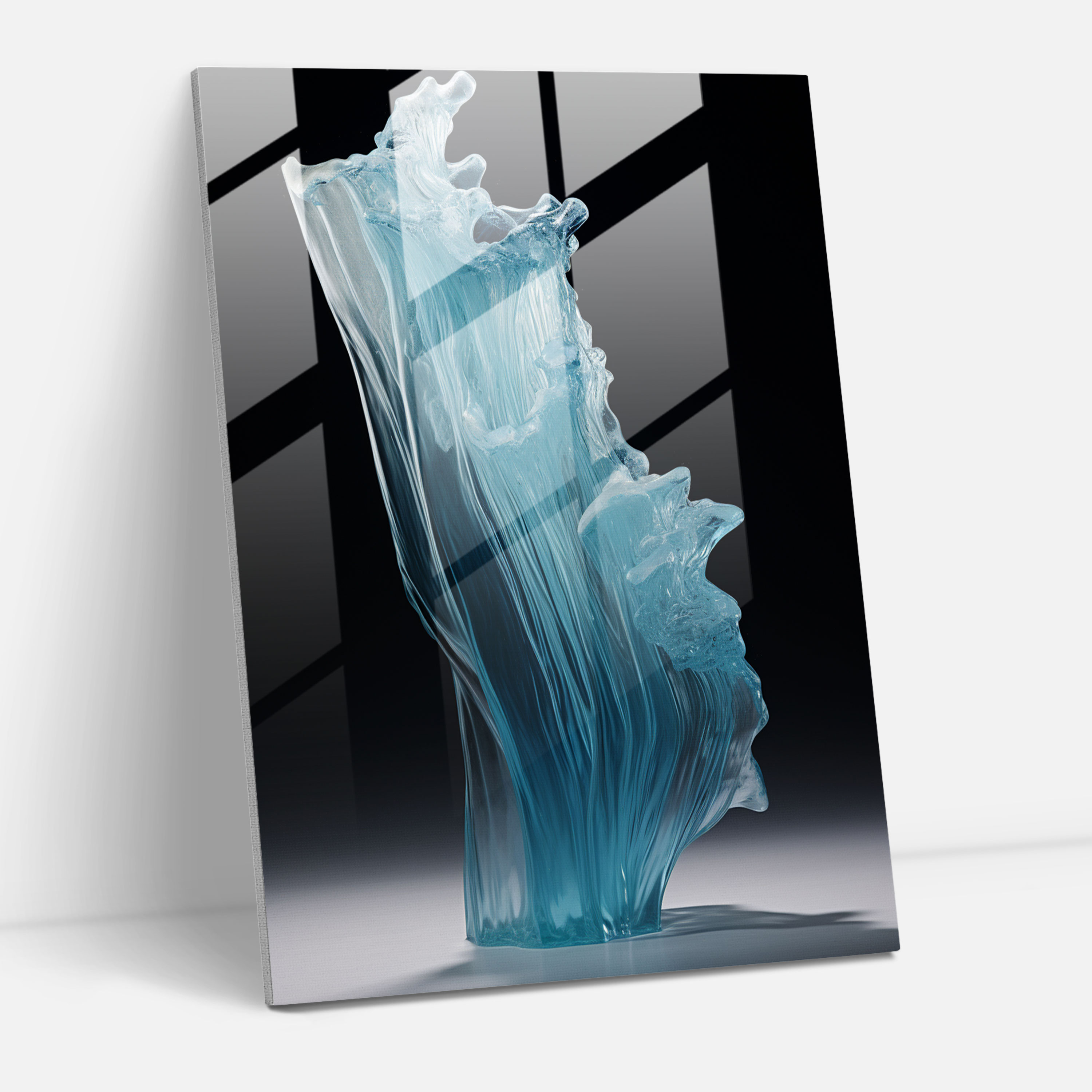 Serenity Glass Sculpture - Realistic Glass Sculpture, Serenity, Glass Wall Art, Home Decoration